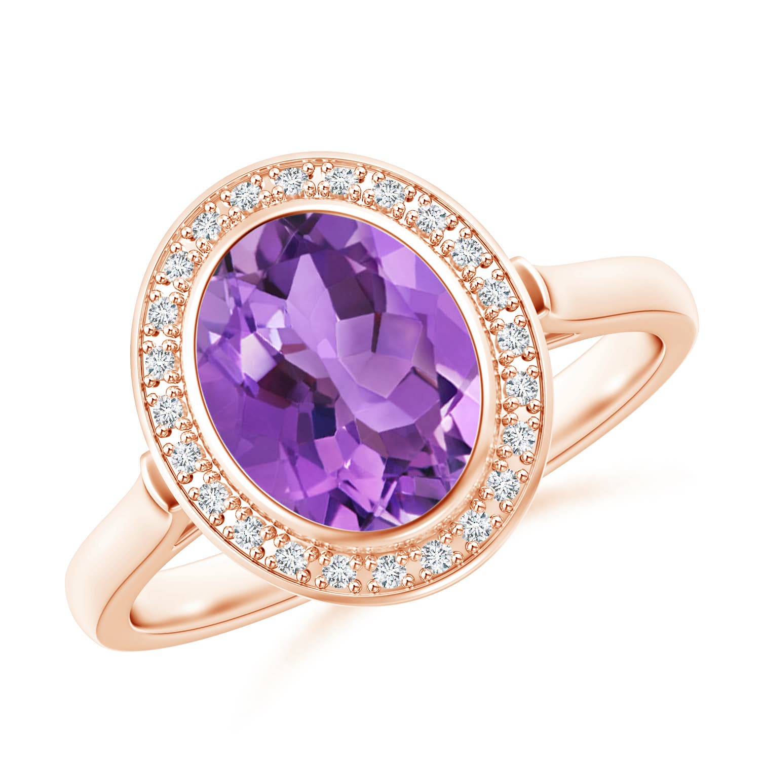 AA - Amethyst / 1.71 CT / 14 KT Rose Gold