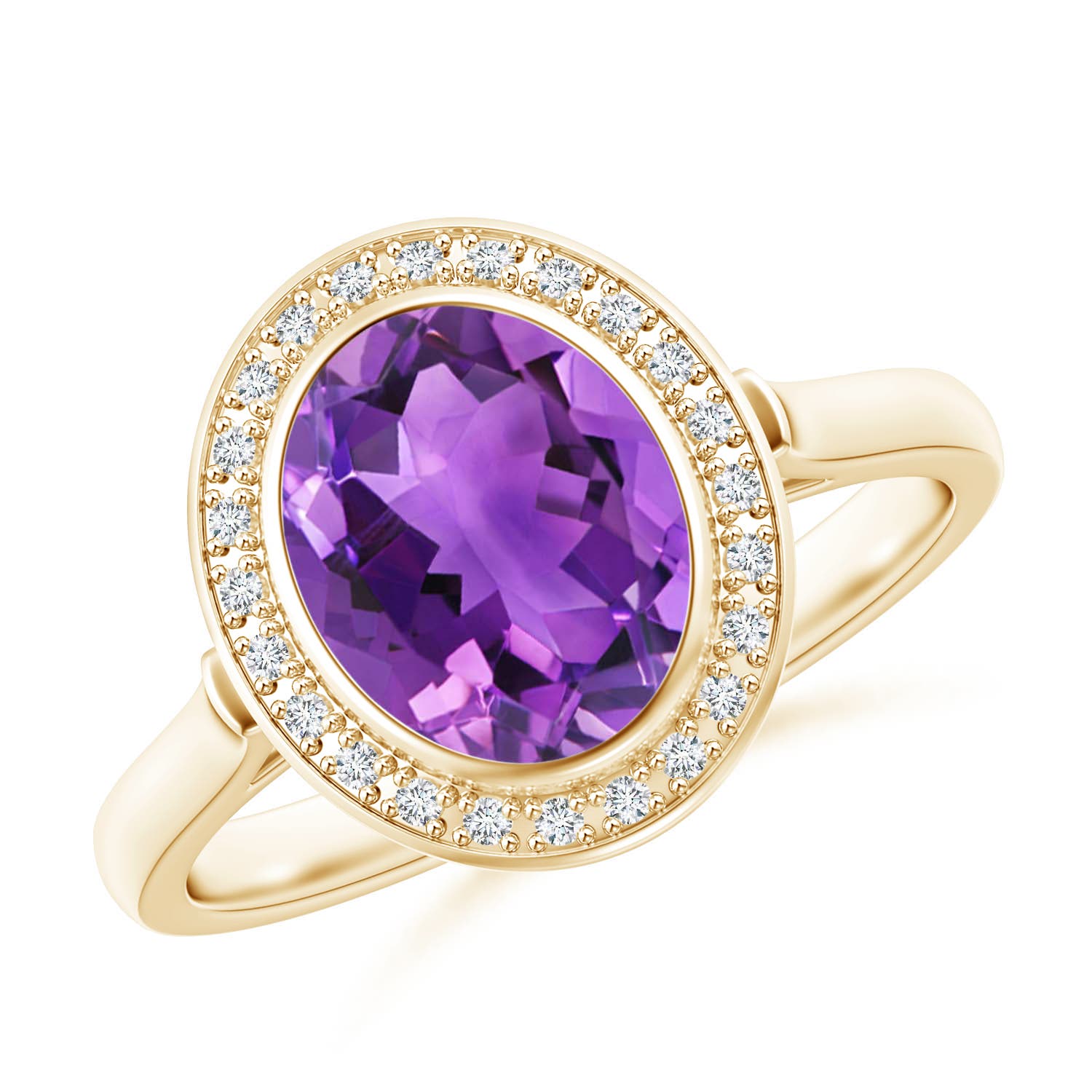 AAA - Amethyst / 1.71 CT / 14 KT Yellow Gold