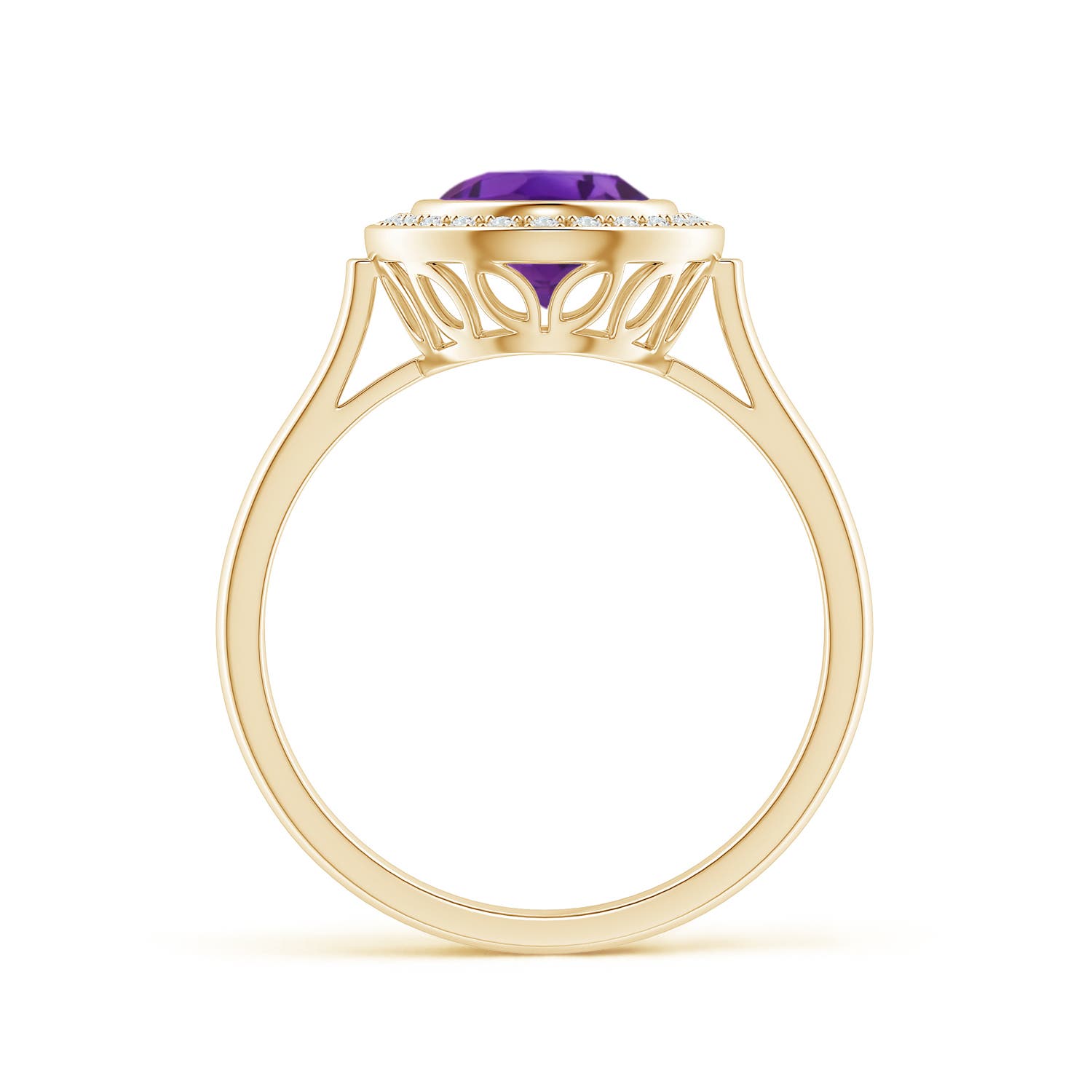 AAA - Amethyst / 1.71 CT / 14 KT Yellow Gold