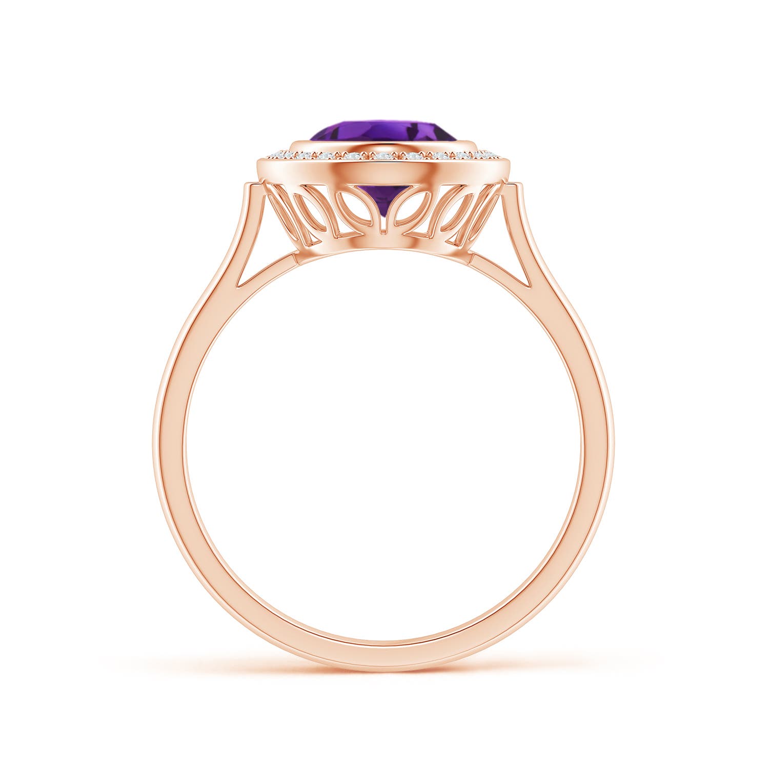 AAAA - Amethyst / 1.71 CT / 14 KT Rose Gold