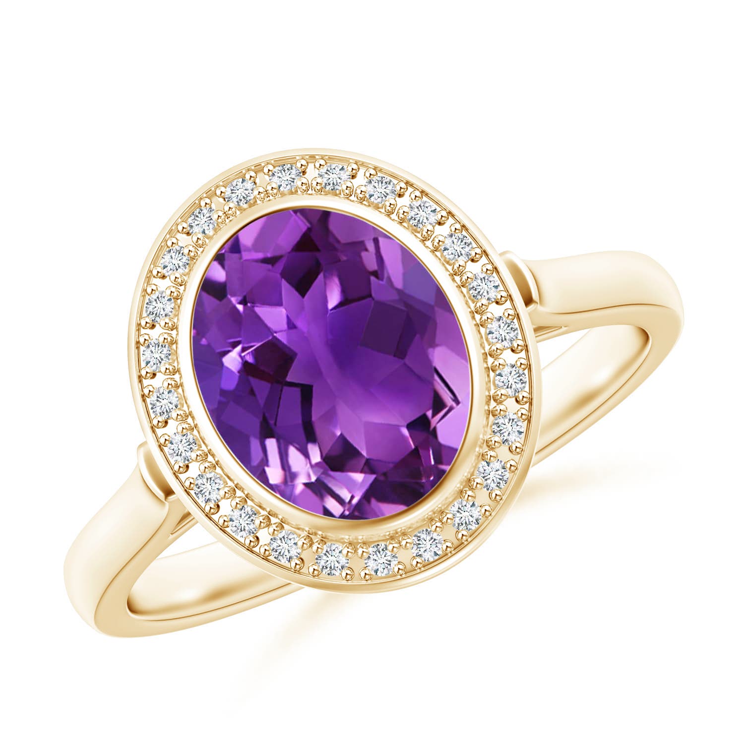 AAAA - Amethyst / 1.71 CT / 14 KT Yellow Gold