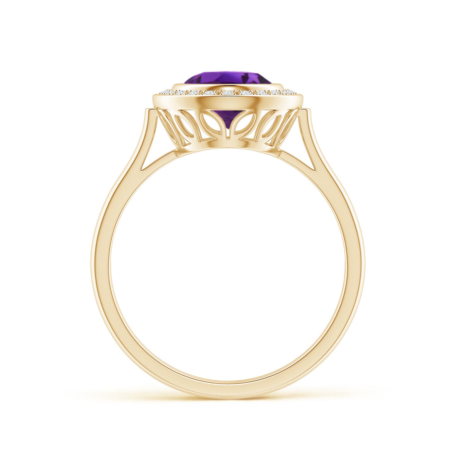 AAAA - Amethyst / 1.71 CT / 14 KT Yellow Gold