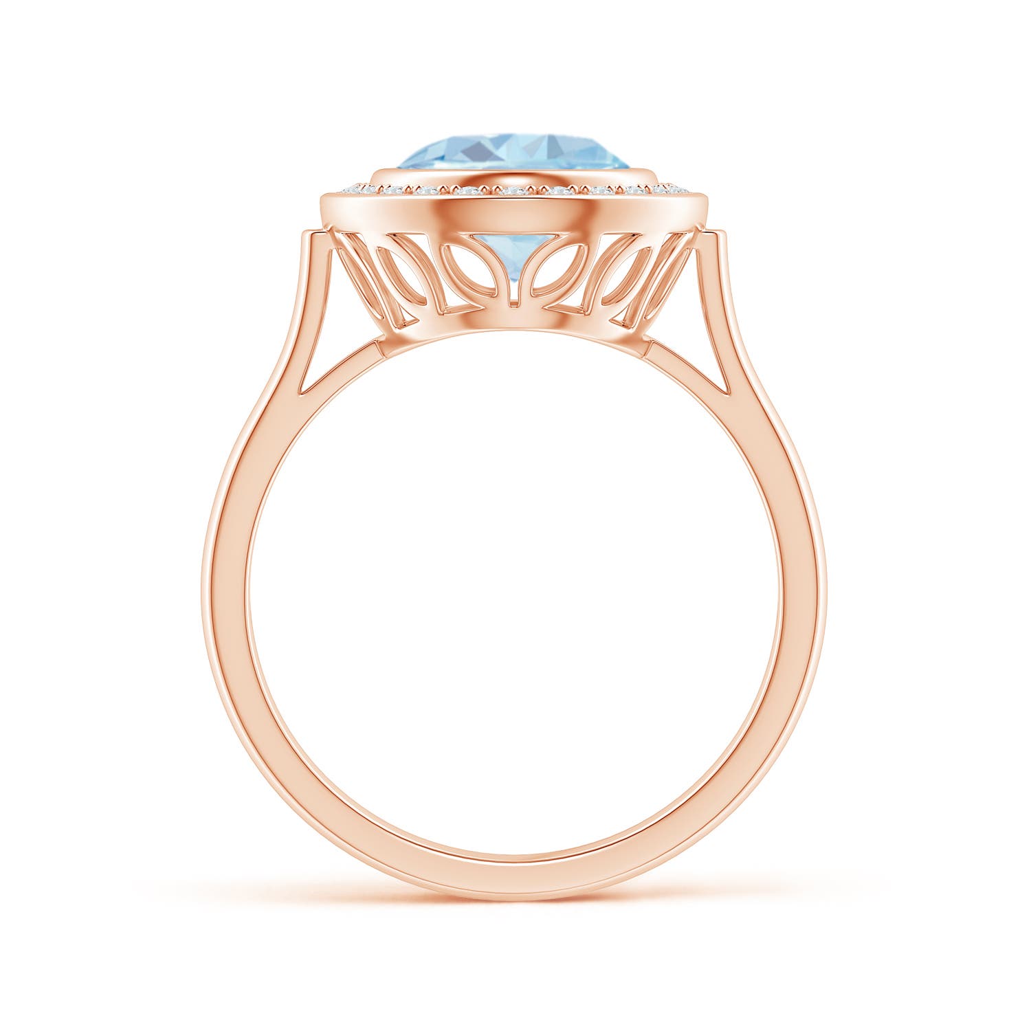 A - Aquamarine / 2.36 CT / 14 KT Rose Gold