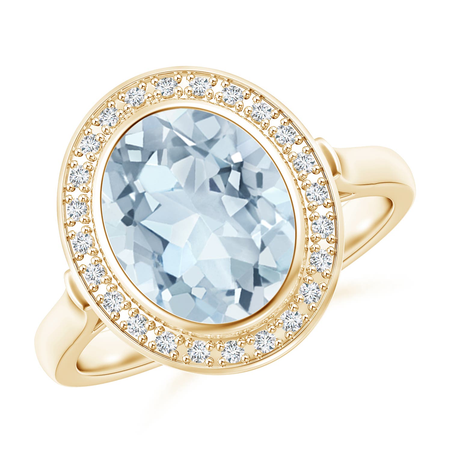 A - Aquamarine / 2.36 CT / 14 KT Yellow Gold