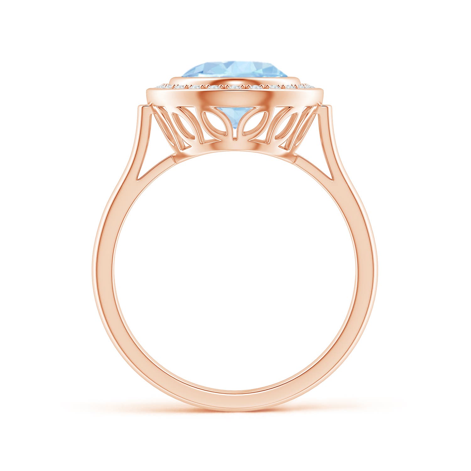 AA - Aquamarine / 2.36 CT / 14 KT Rose Gold