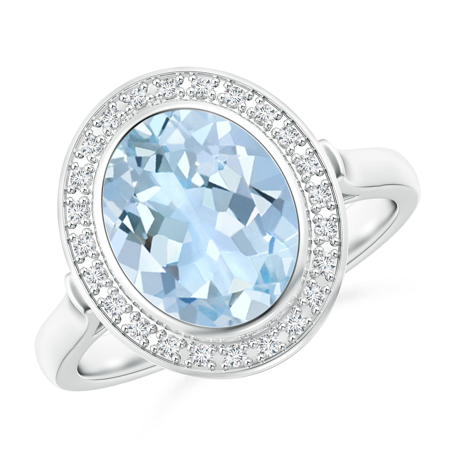 AA - Aquamarine / 2.36 CT / 14 KT White Gold