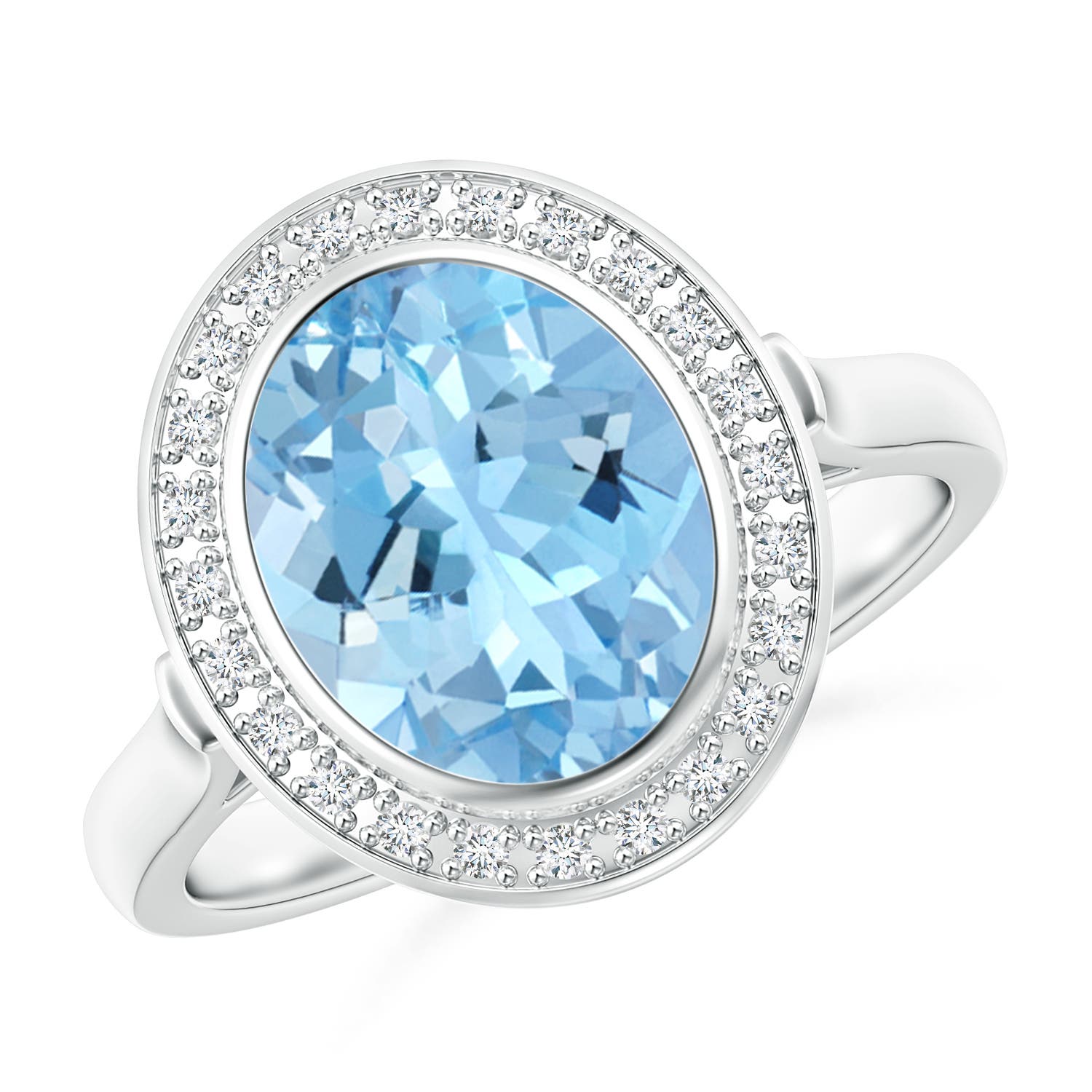 AAAA - Aquamarine / 2.36 CT / 14 KT White Gold