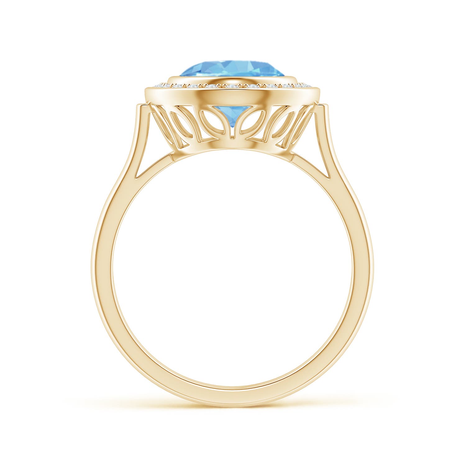 AAAA - Aquamarine / 2.36 CT / 14 KT Yellow Gold