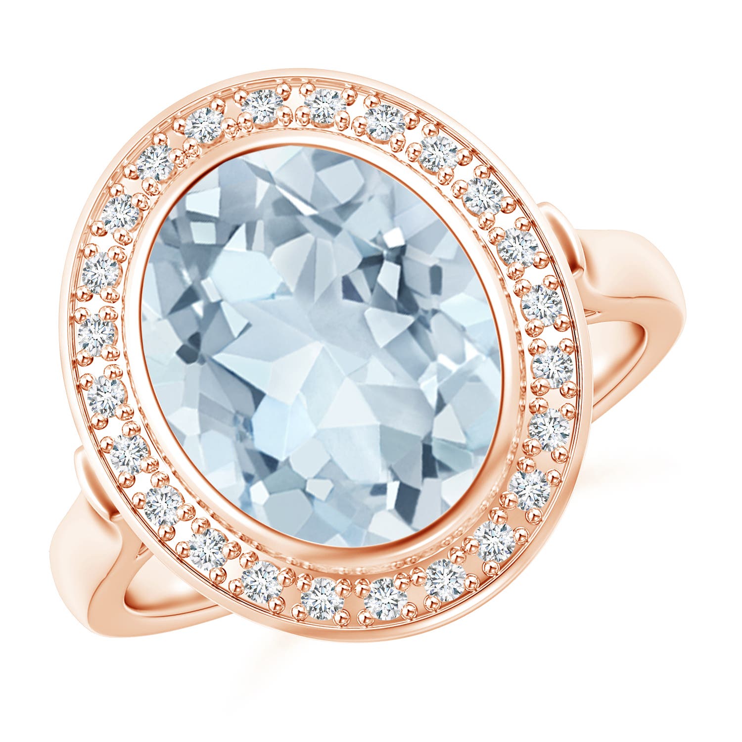 A - Aquamarine / 3.19 CT / 14 KT Rose Gold