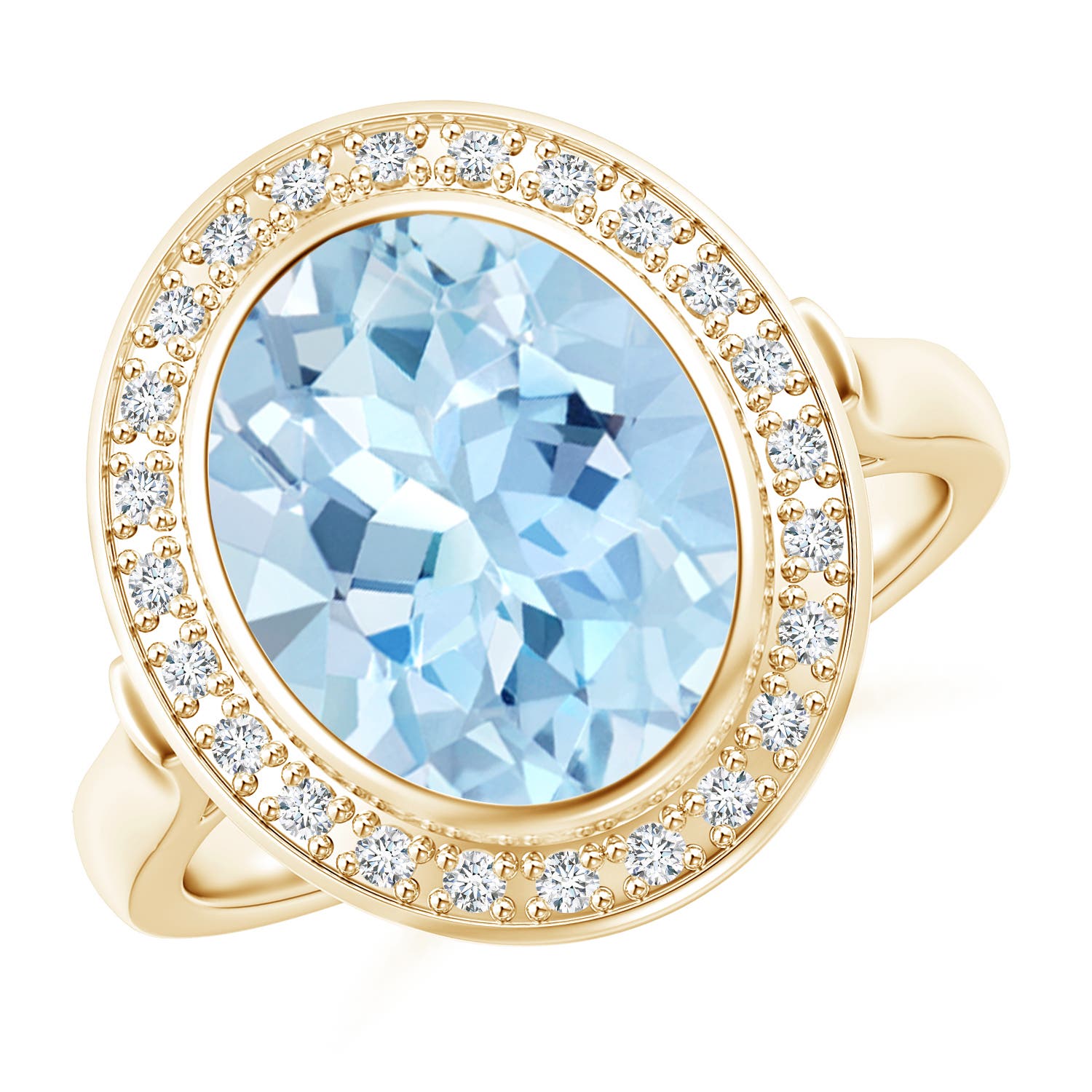 AAA - Aquamarine / 3.19 CT / 14 KT Yellow Gold