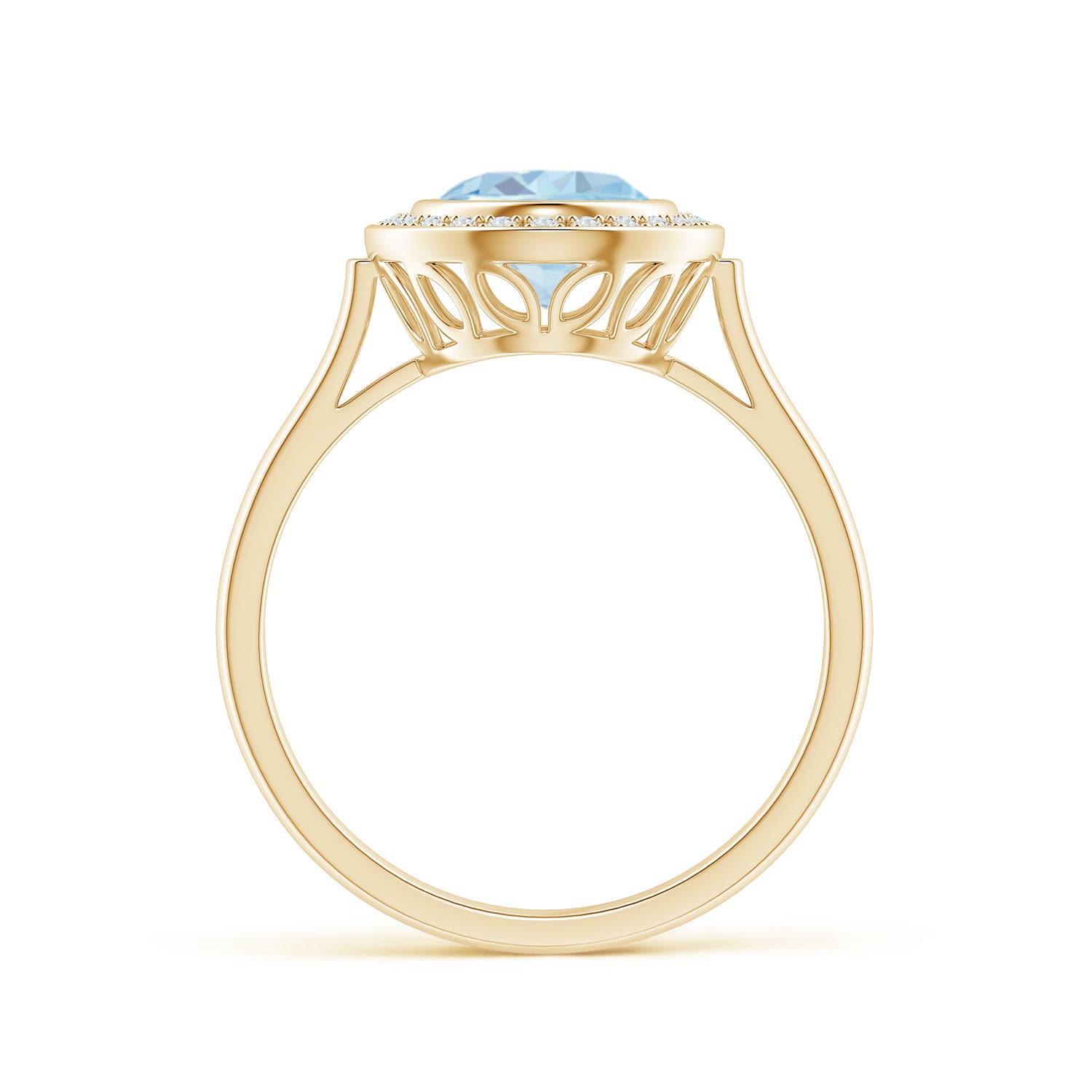 A - Aquamarine / 1.6 CT / 14 KT Yellow Gold