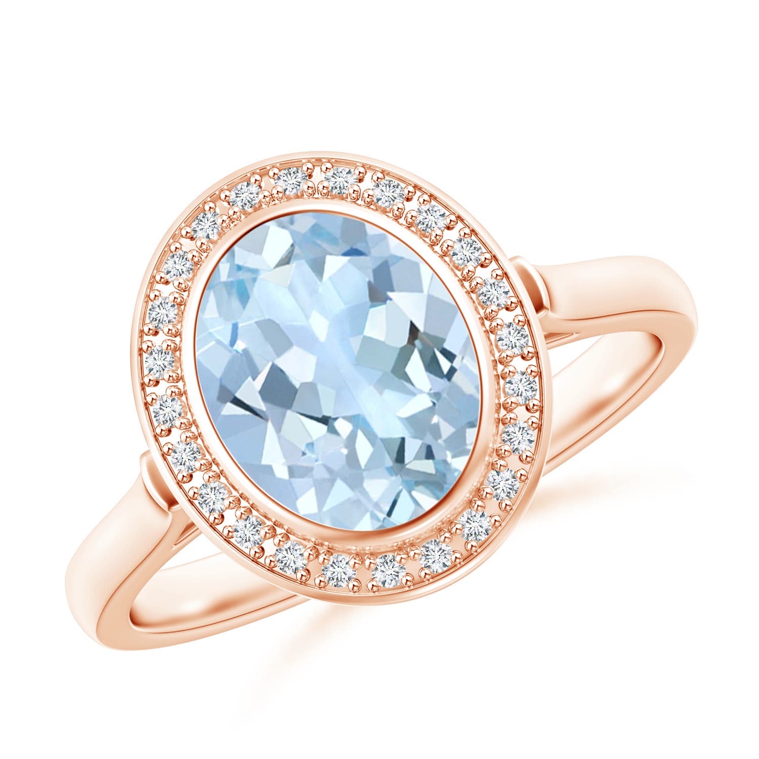 AA - Aquamarine / 1.6 CT / 14 KT Rose Gold