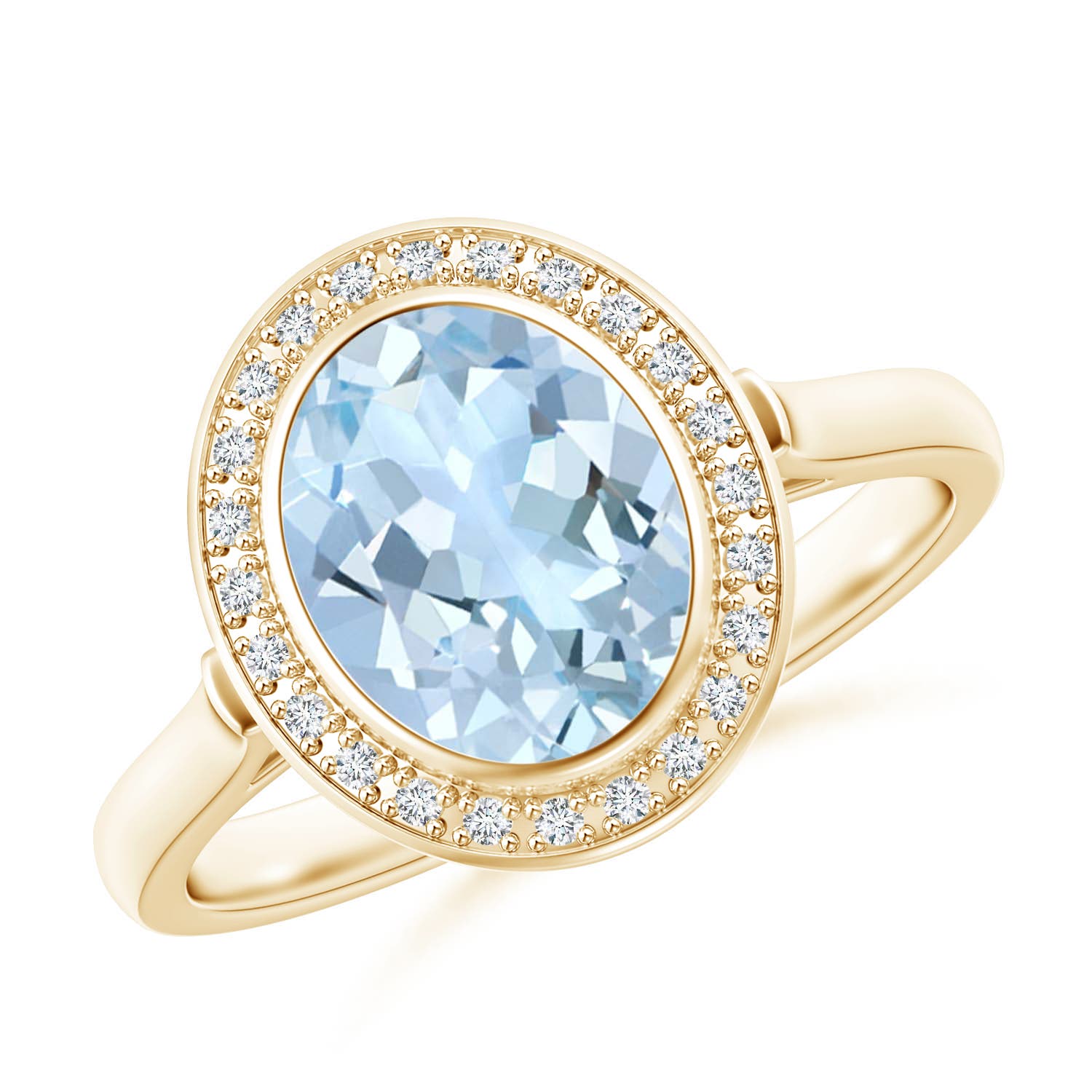 AA - Aquamarine / 1.6 CT / 14 KT Yellow Gold