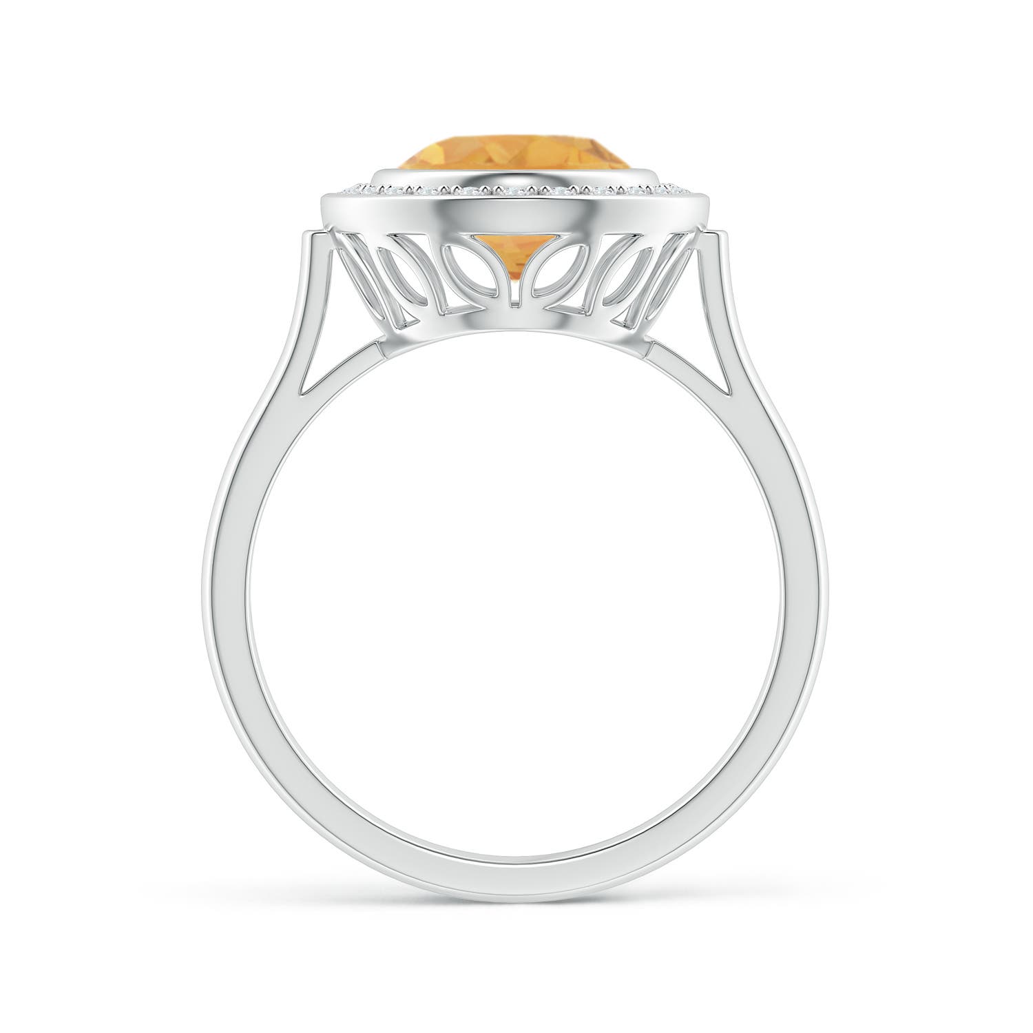 A - Citrine / 2.66 CT / 14 KT White Gold