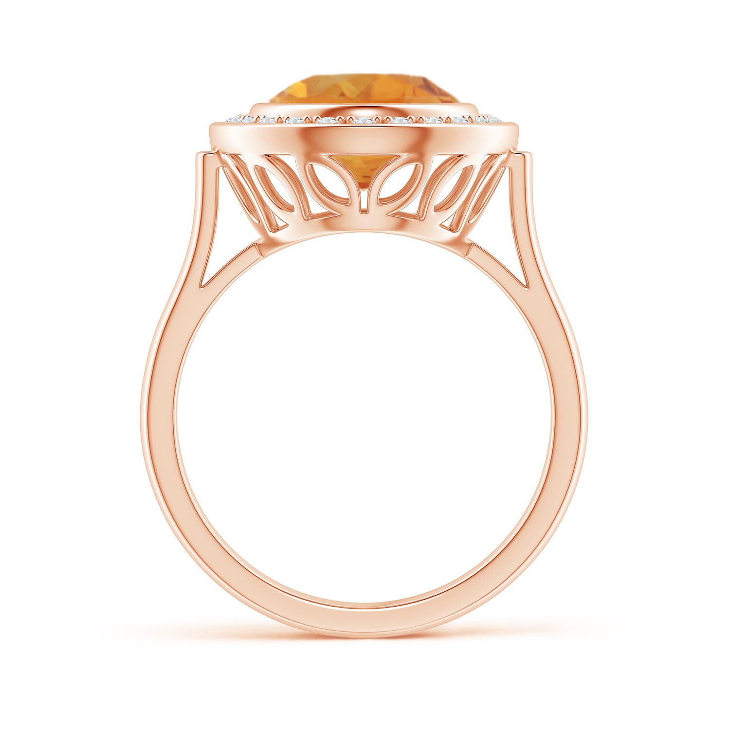 AA - Citrine / 3.59 CT / 14 KT Rose Gold