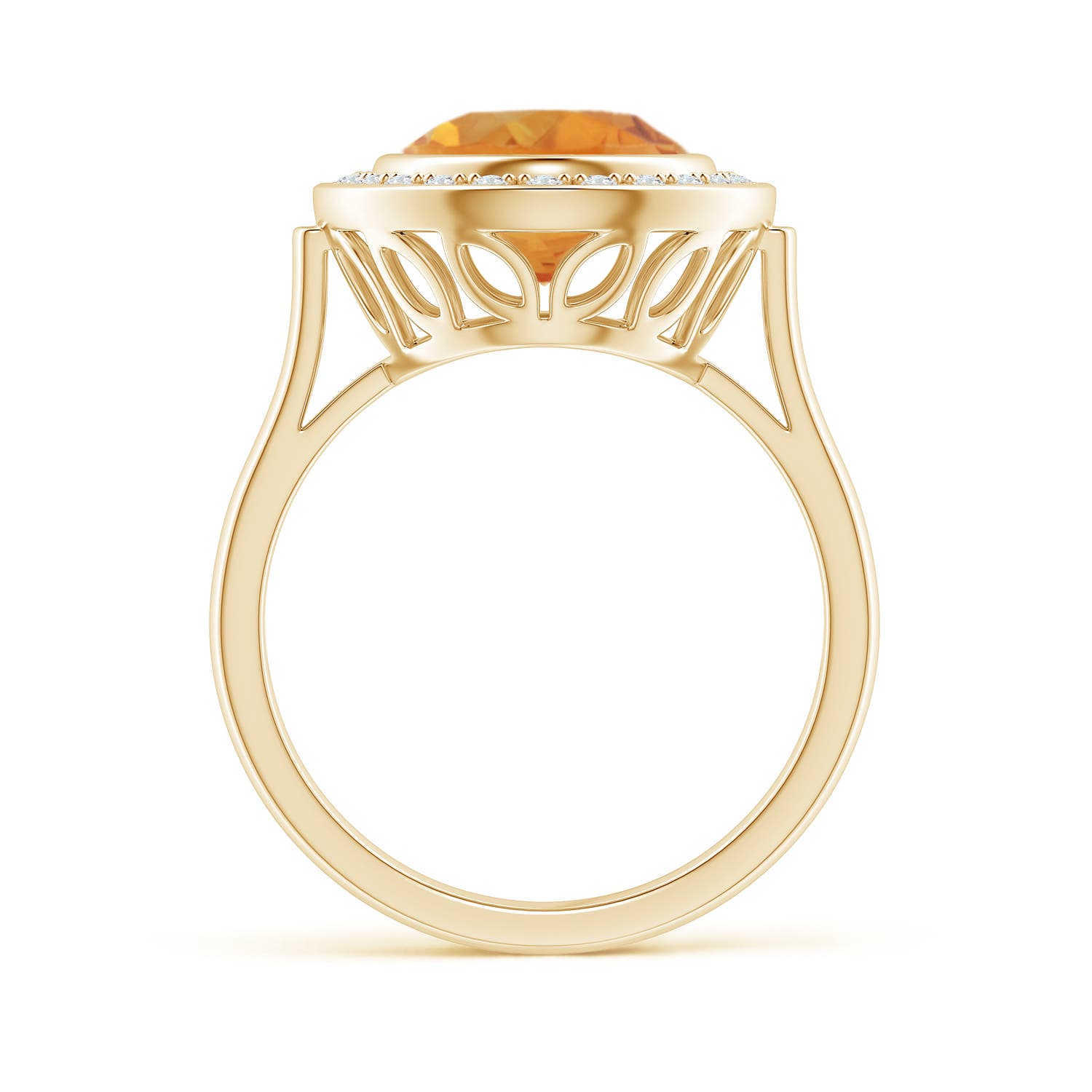 AA - Citrine / 3.59 CT / 14 KT Yellow Gold