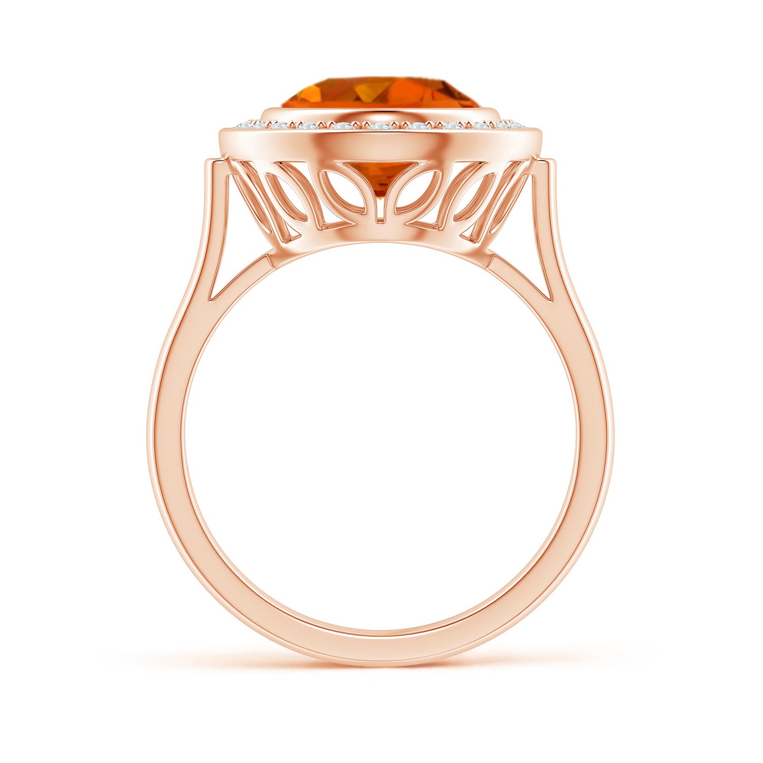 AAAA - Citrine / 3.59 CT / 14 KT Rose Gold