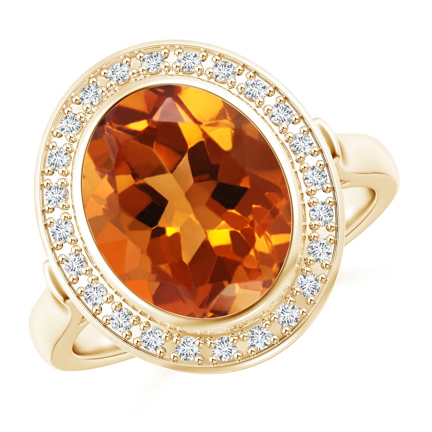 AAAA - Citrine / 3.59 CT / 14 KT Yellow Gold