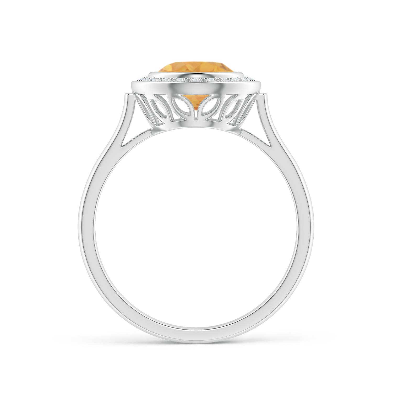 A - Citrine / 1.75 CT / 14 KT White Gold