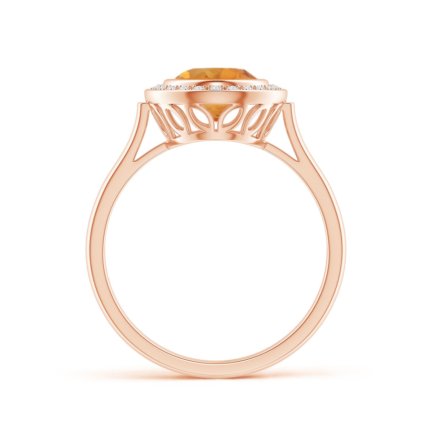 AA - Citrine / 1.75 CT / 14 KT Rose Gold