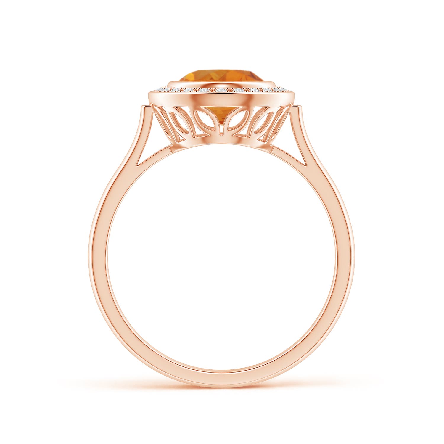 AAA - Citrine / 1.75 CT / 14 KT Rose Gold