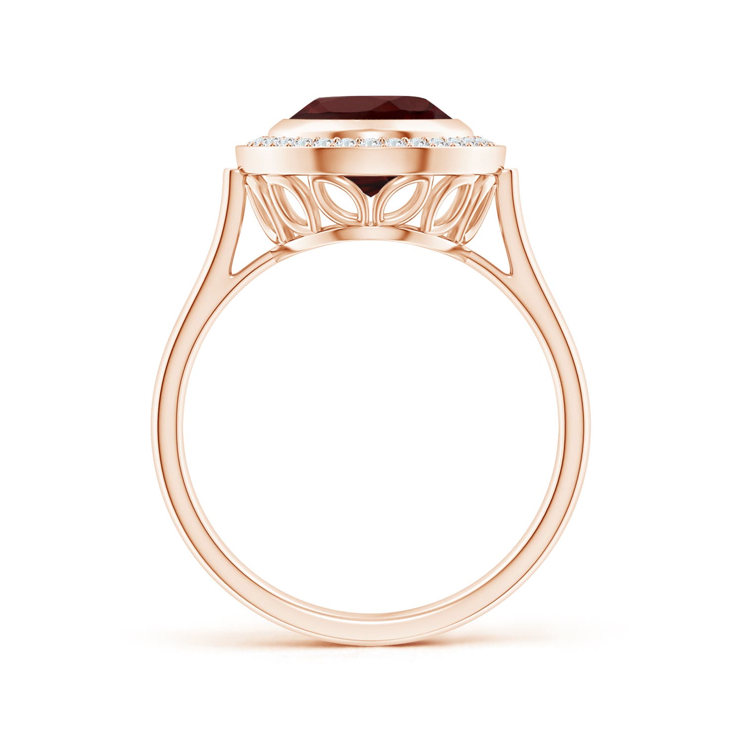 AA - Garnet / 3.11 CT / 14 KT Rose Gold