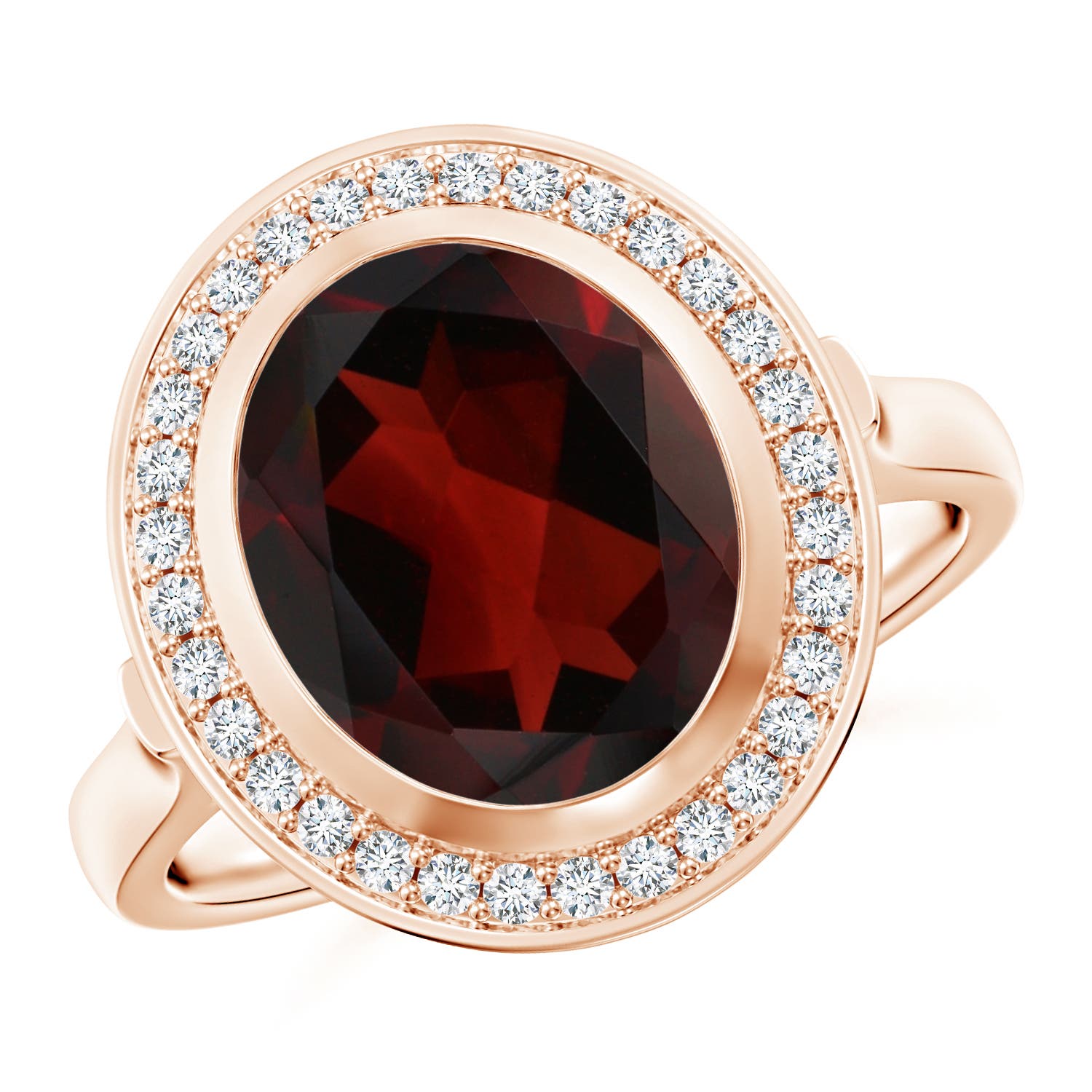 AA - Garnet / 4.39 CT / 14 KT Rose Gold