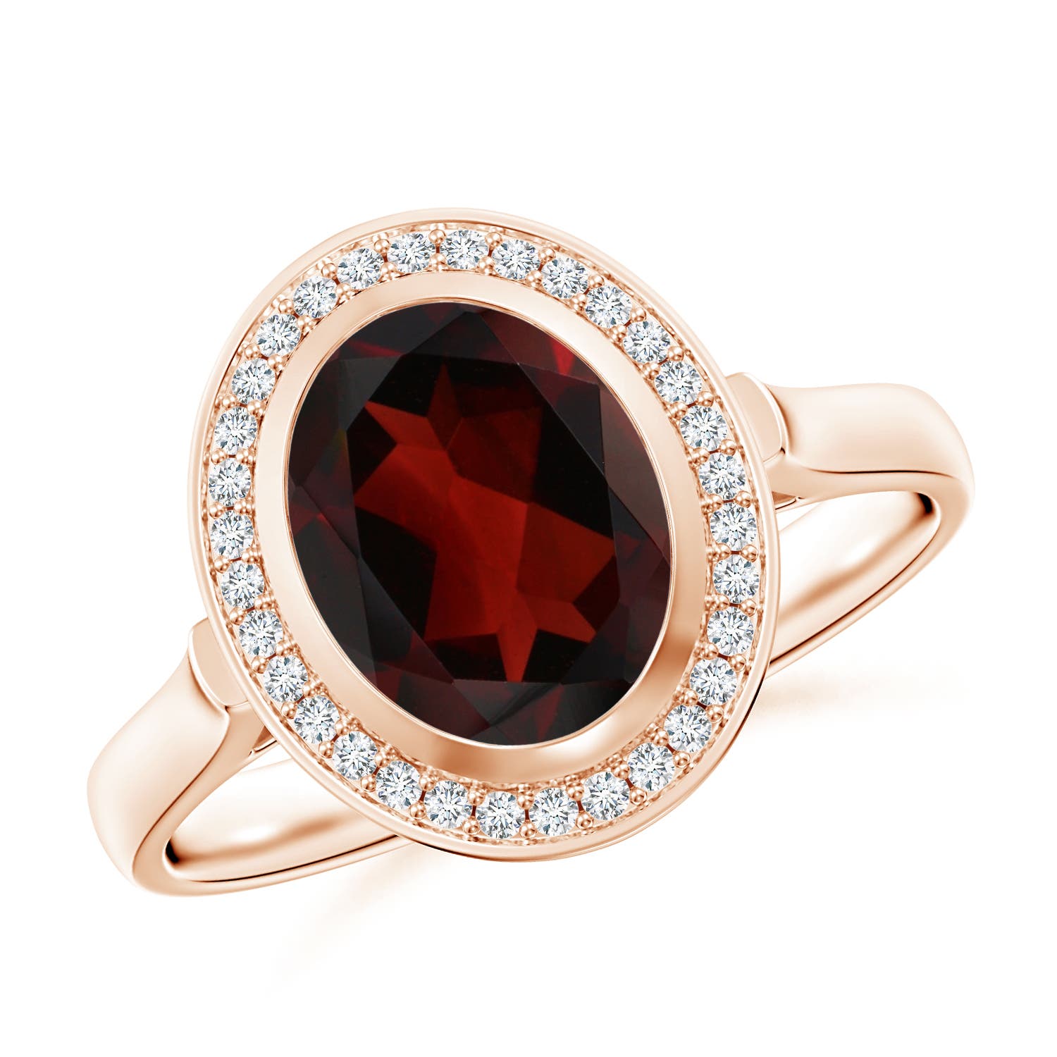 AA - Garnet / 2.1 CT / 14 KT Rose Gold