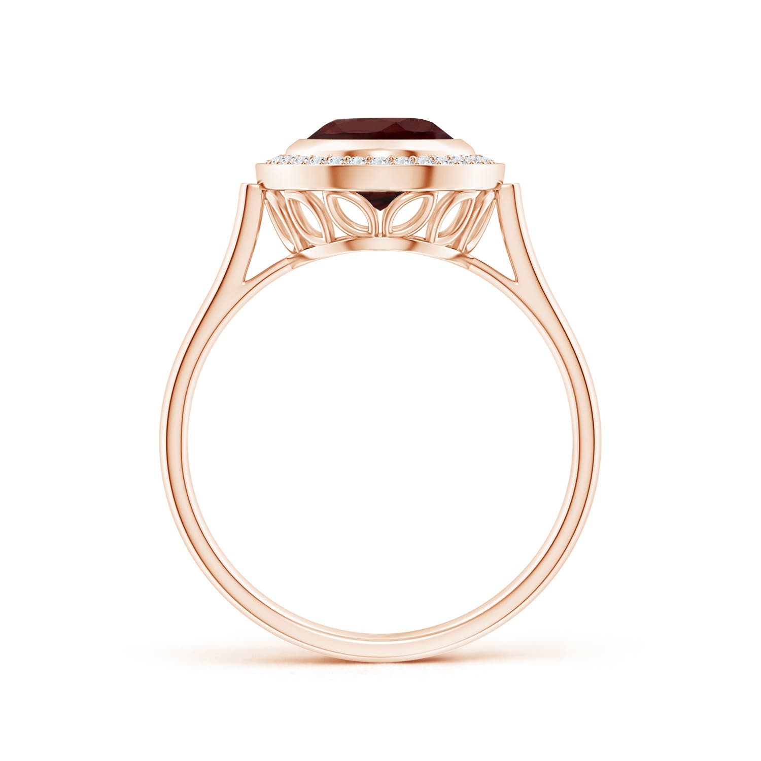 AA - Garnet / 2.1 CT / 14 KT Rose Gold