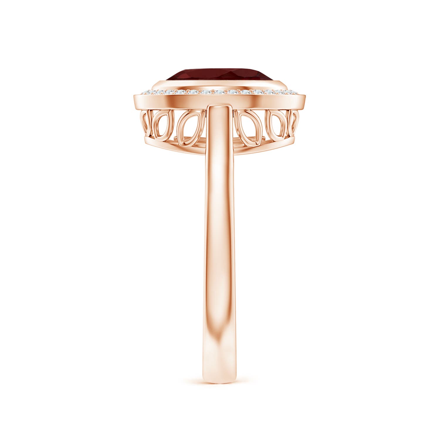 AAA - Garnet / 2.1 CT / 14 KT Rose Gold