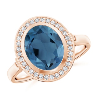 Oval A London Blue Topaz