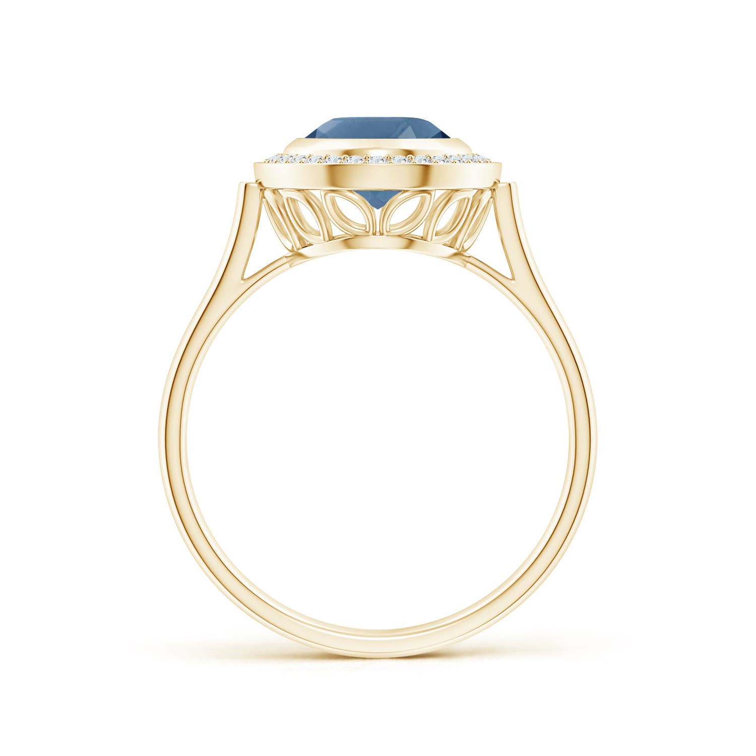 A - London Blue Topaz / 2.35 CT / 14 KT Yellow Gold