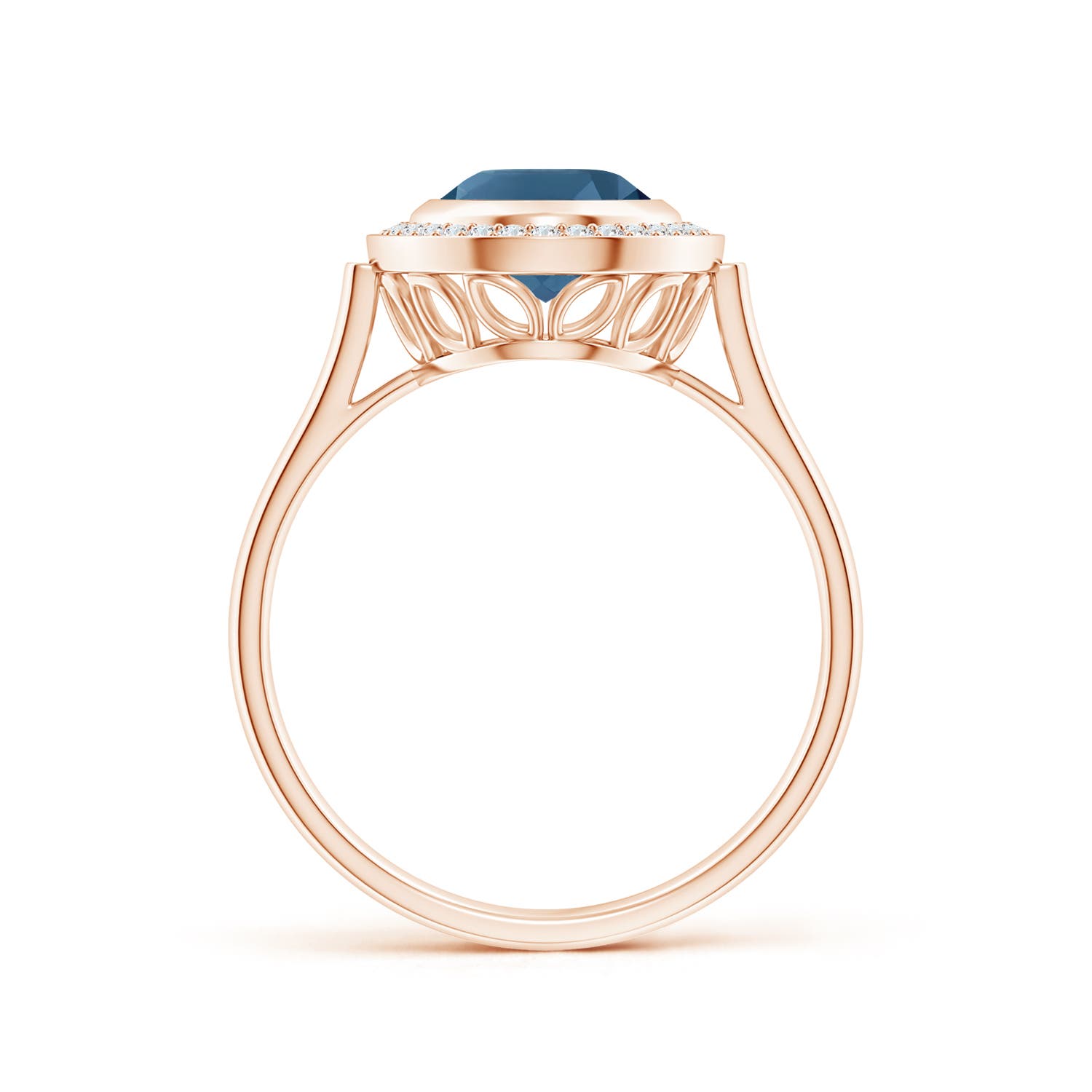 AA - London Blue Topaz / 2.35 CT / 14 KT Rose Gold