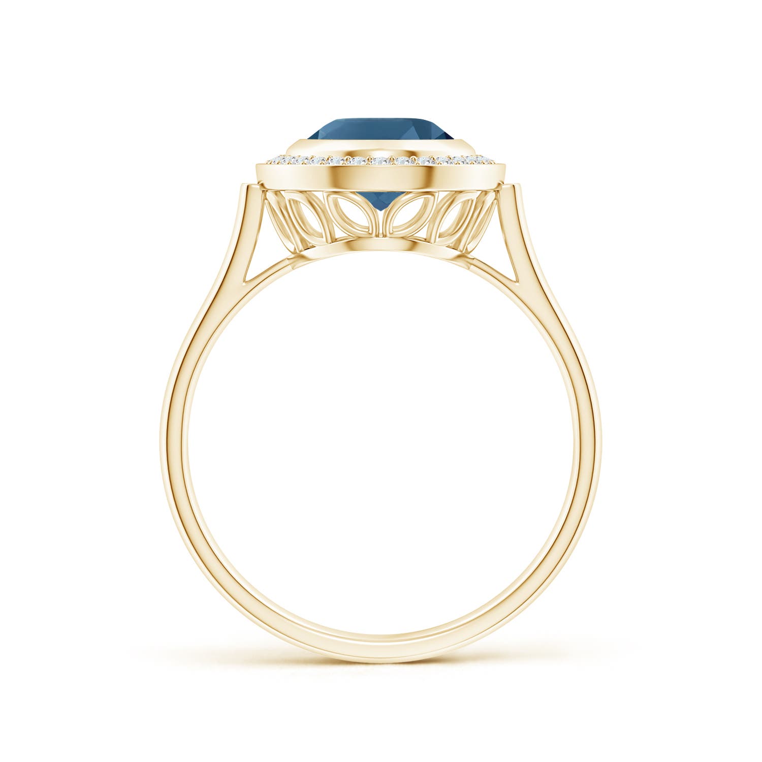 AA - London Blue Topaz / 2.35 CT / 14 KT Yellow Gold