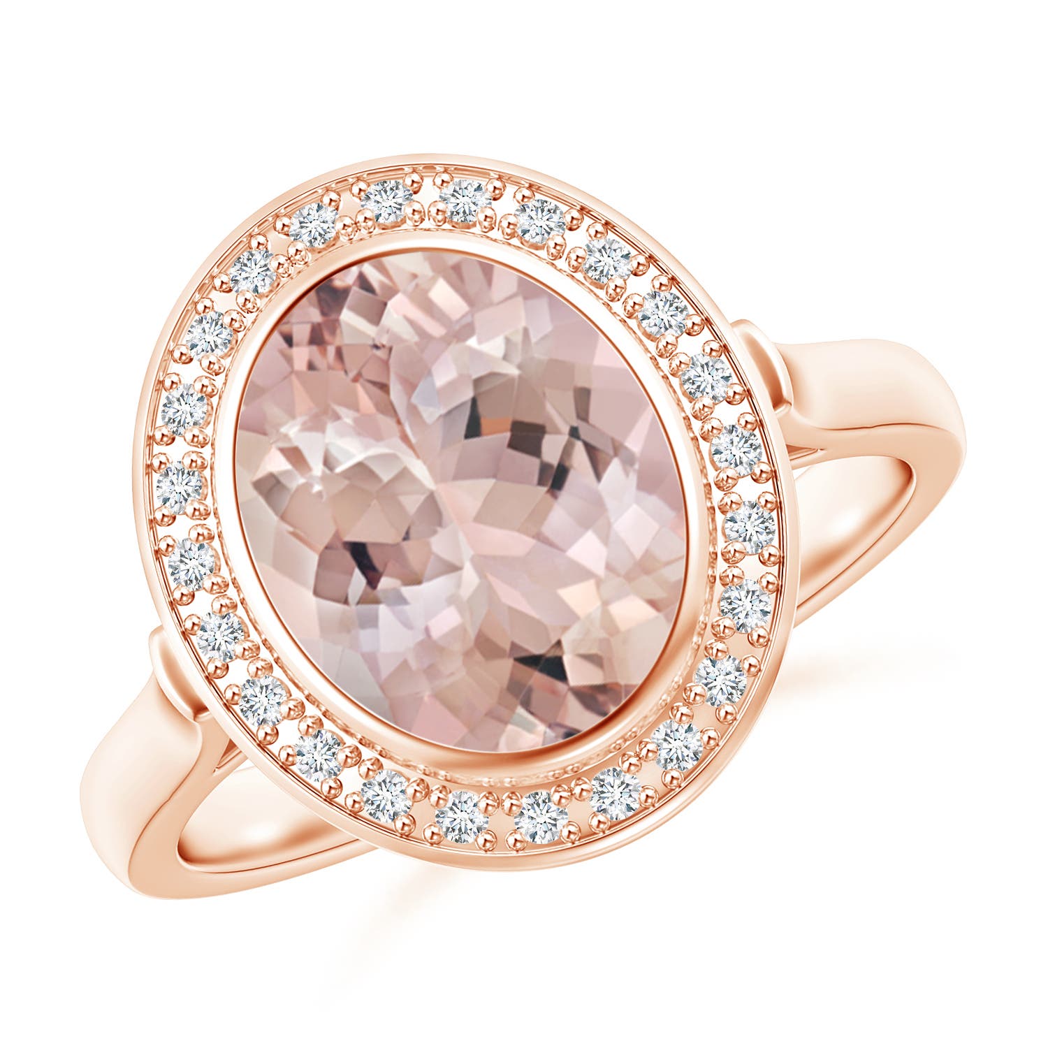 AA - Morganite / 2.66 CT / 14 KT Rose Gold