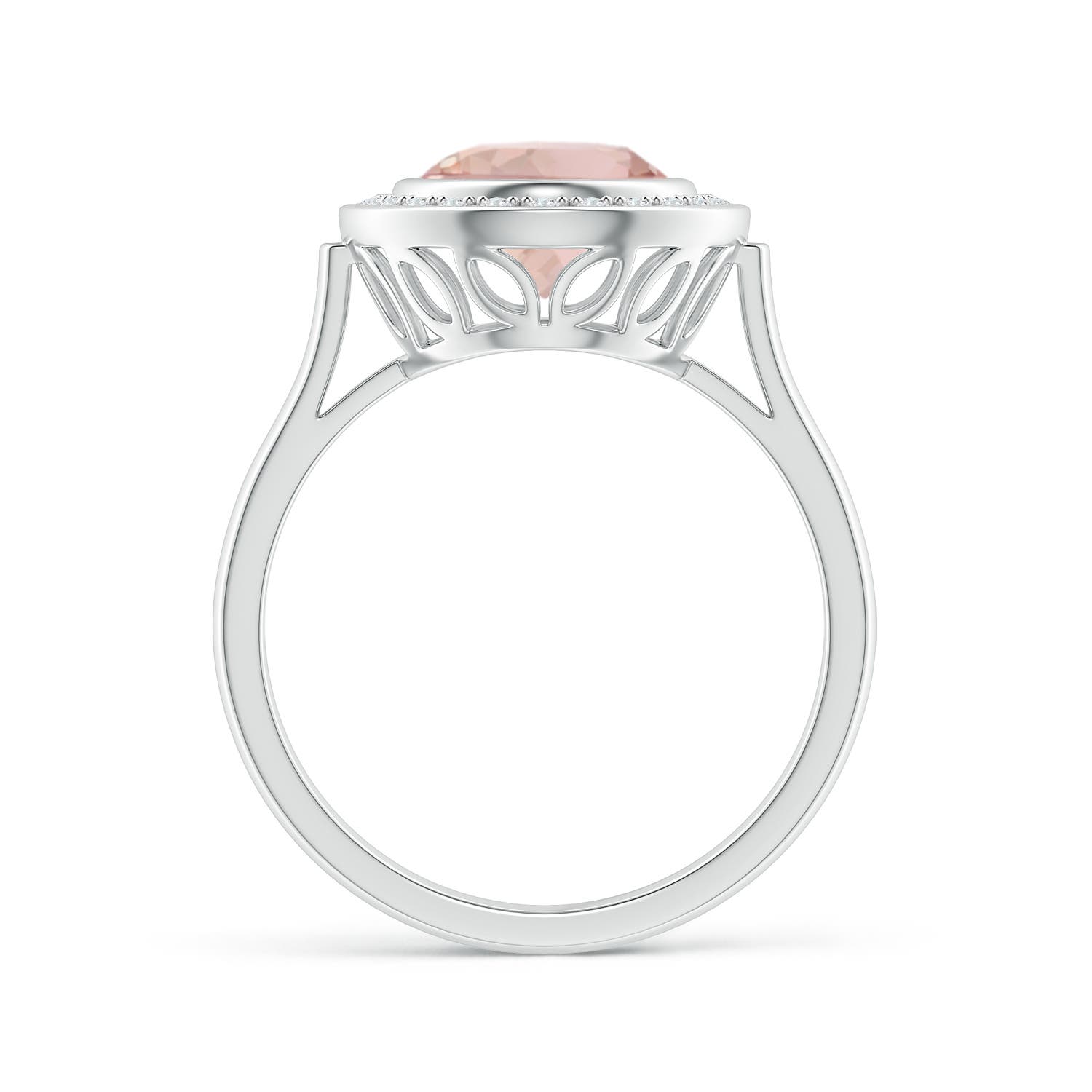 AA - Morganite / 2.66 CT / 14 KT White Gold