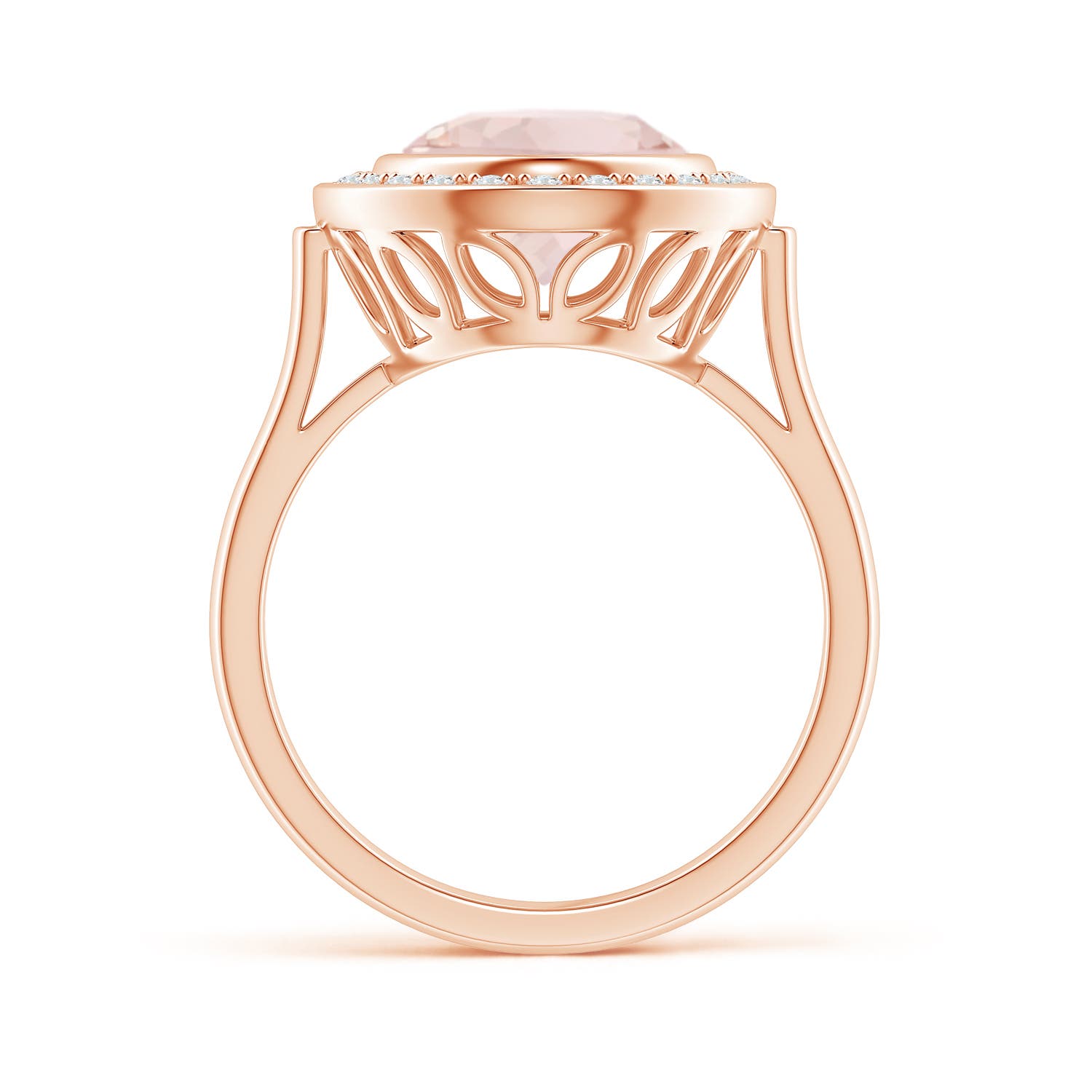 A - Morganite / 3.64 CT / 14 KT Rose Gold