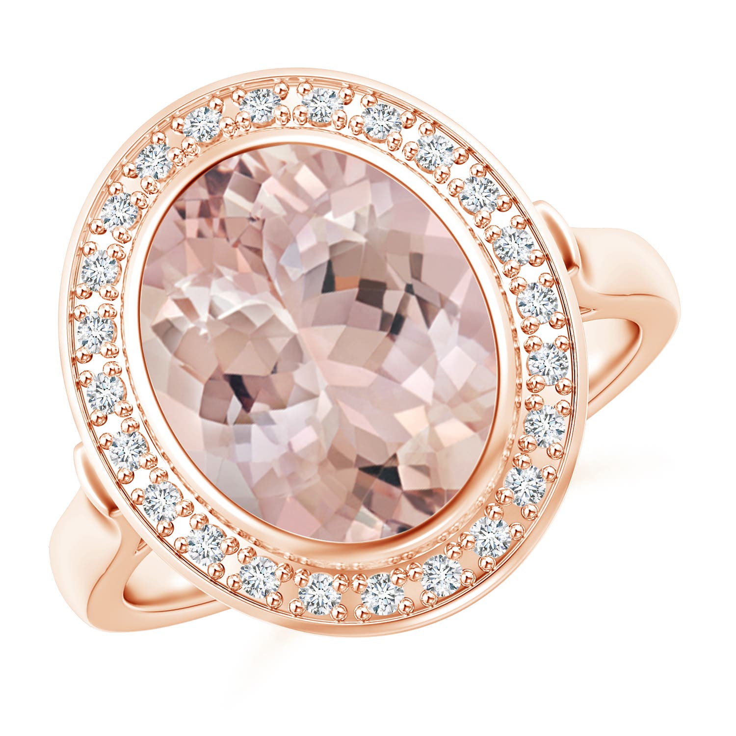 AA - Morganite / 3.64 CT / 14 KT Rose Gold