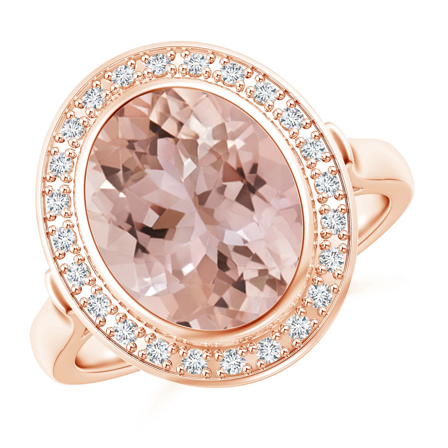 AAA - Morganite / 3.64 CT / 14 KT Rose Gold