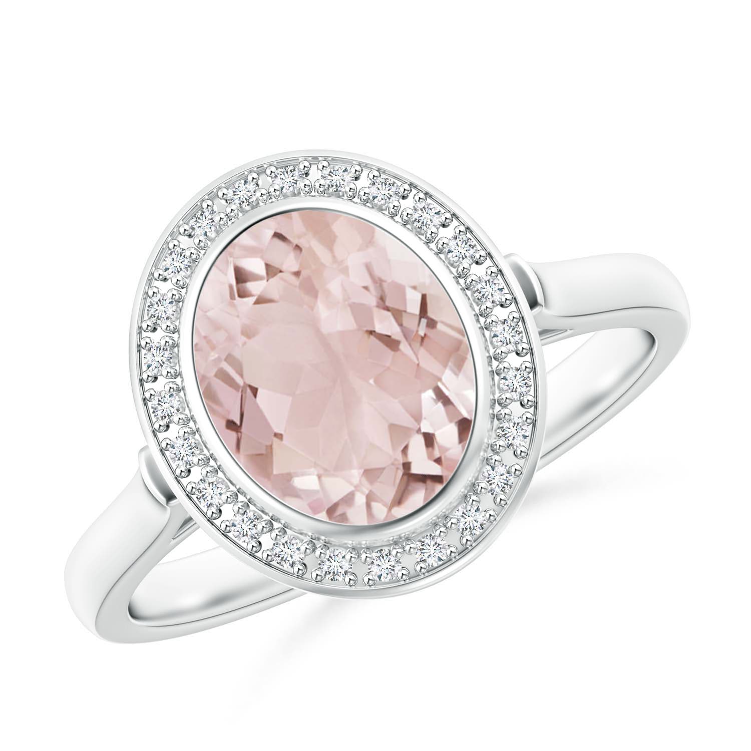 A - Morganite / 1.75 CT / 14 KT White Gold