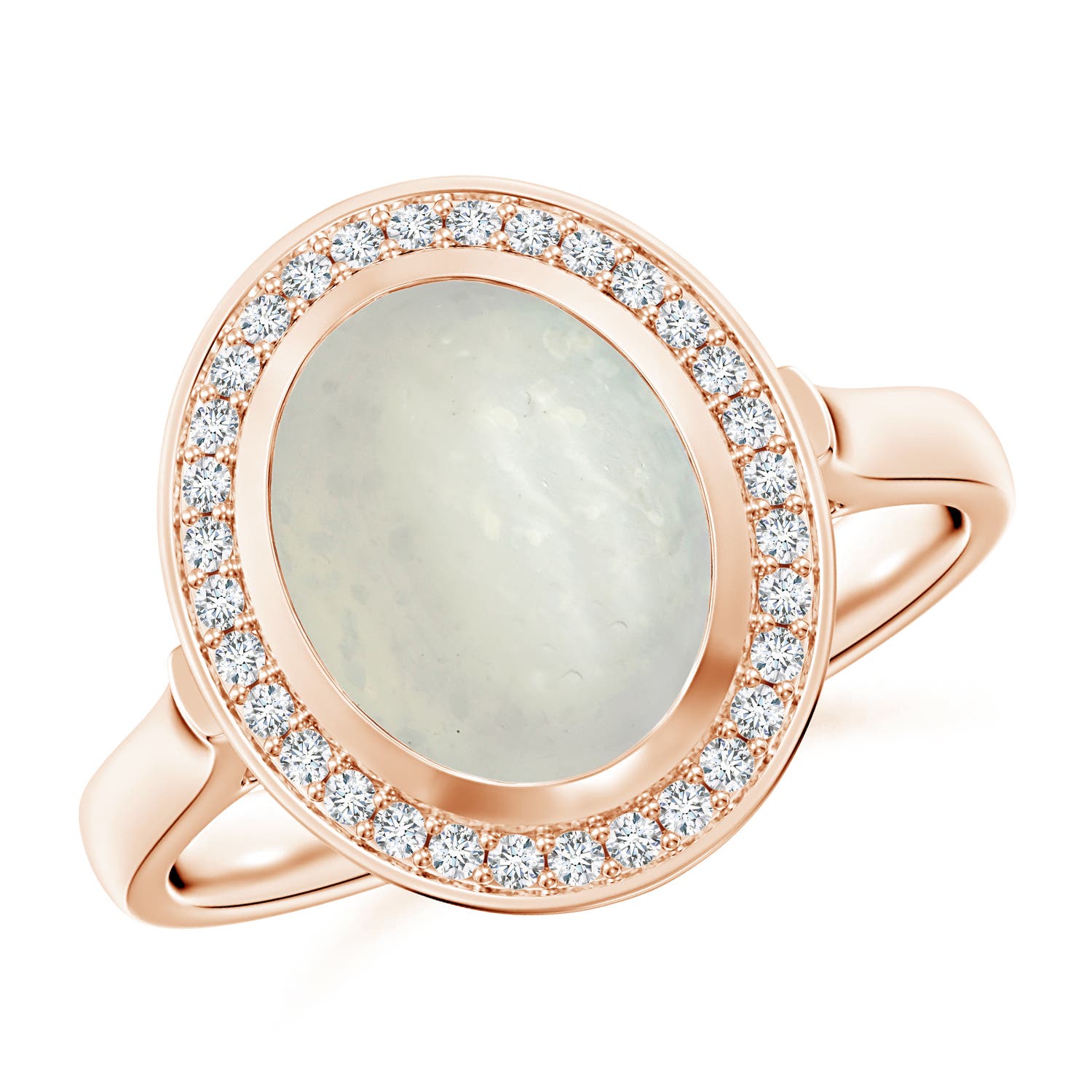 A - Moonstone / 2.66 CT / 14 KT Rose Gold