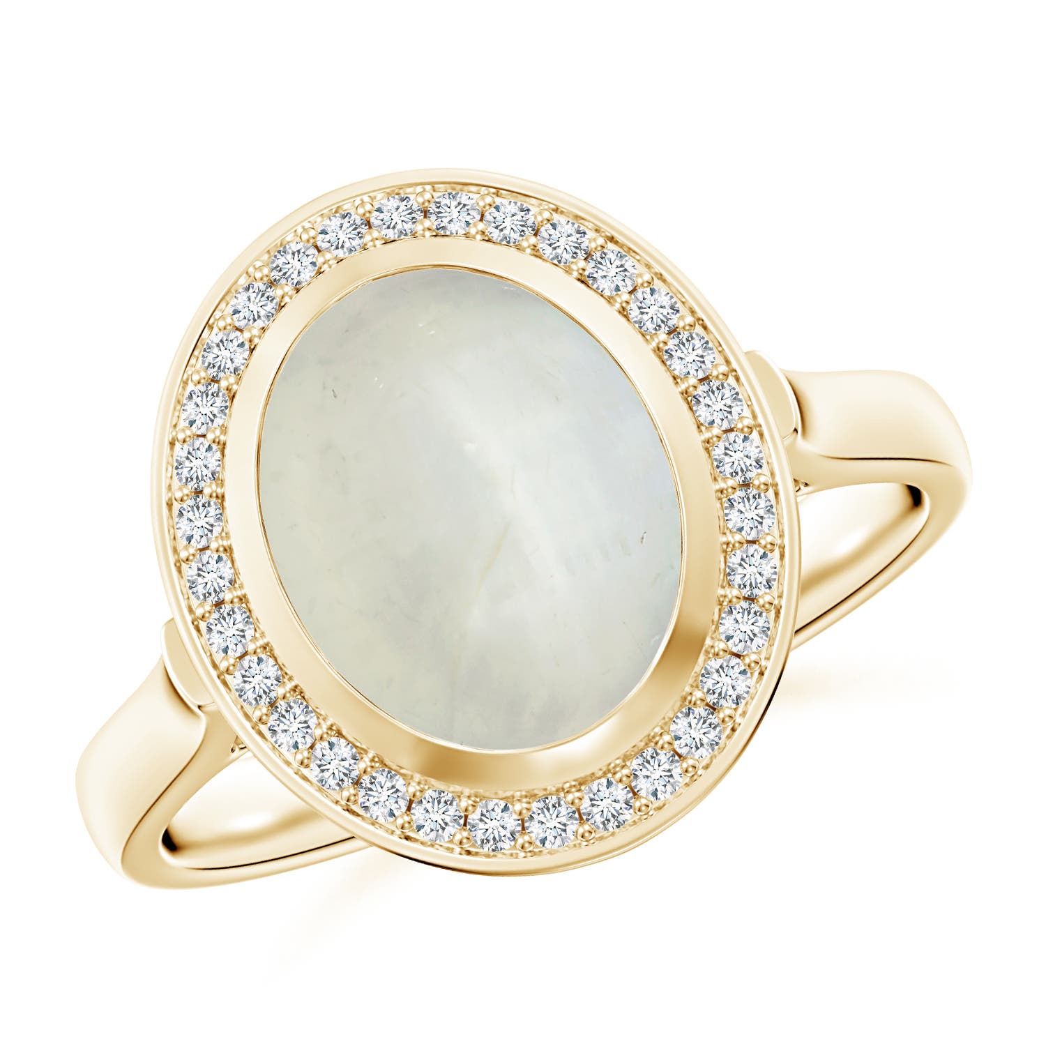 AA - Moonstone / 2.66 CT / 14 KT Yellow Gold