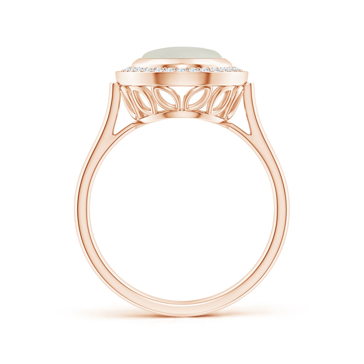 AAA - Moonstone / 2.66 CT / 14 KT Rose Gold