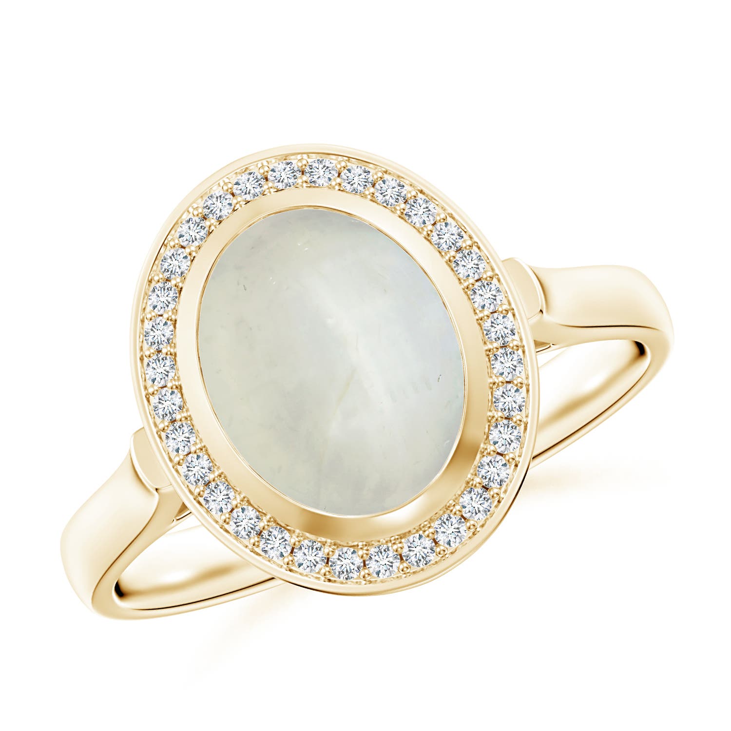 AA - Moonstone / 1.8 CT / 14 KT Yellow Gold