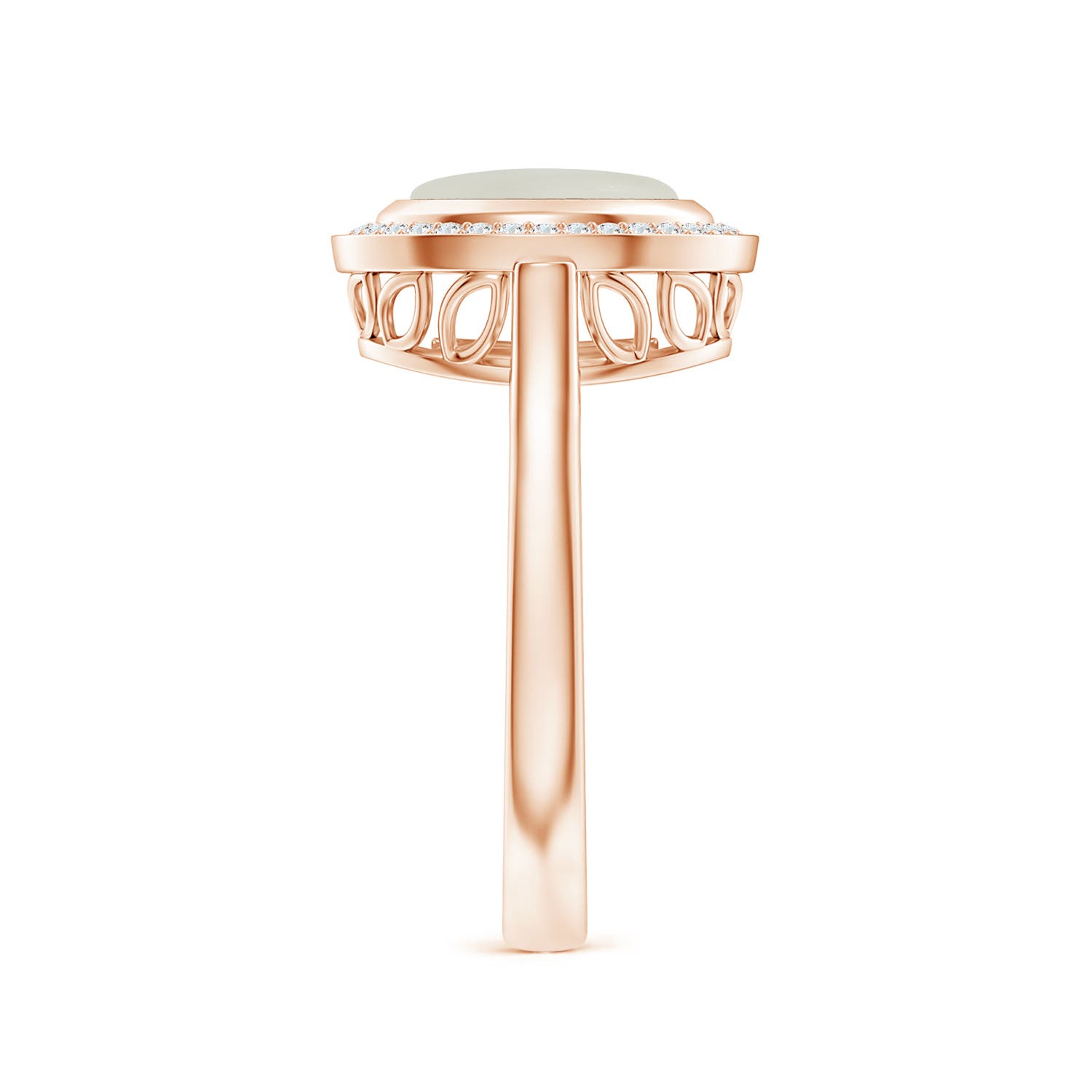 AAA - Moonstone / 1.8 CT / 14 KT Rose Gold