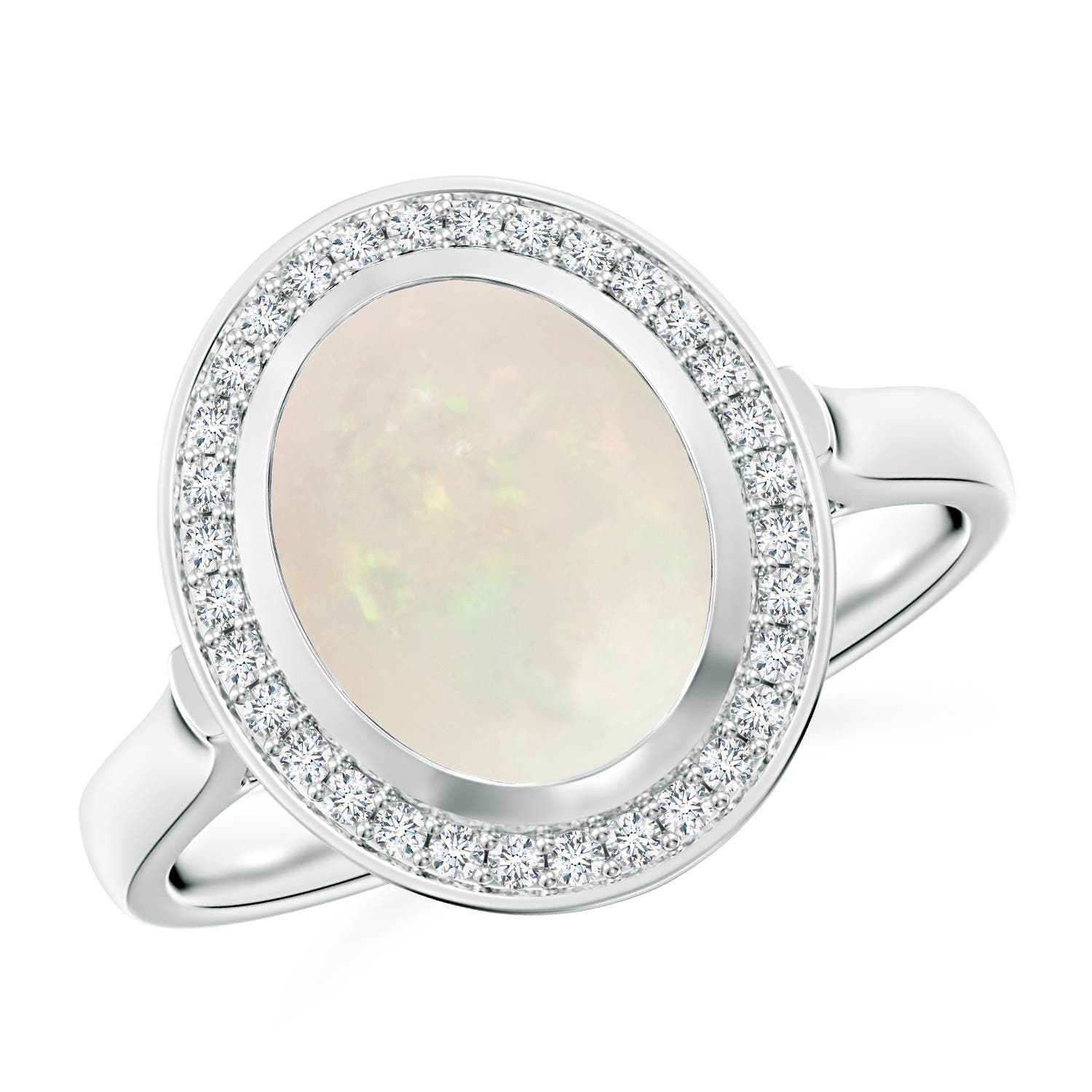 A - Opal / 1.61 CT / 14 KT White Gold