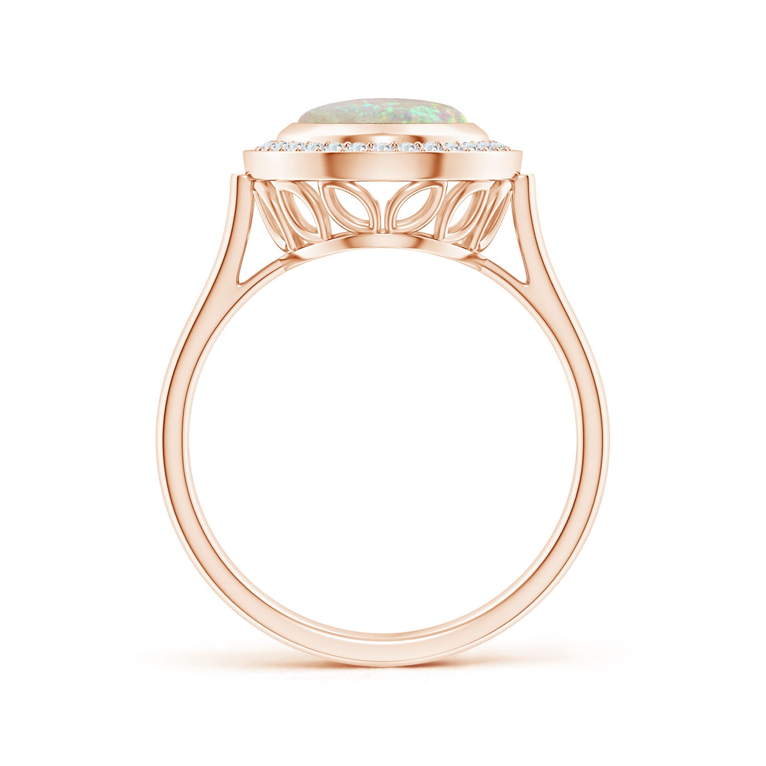 AAA - Opal / 1.61 CT / 14 KT Rose Gold