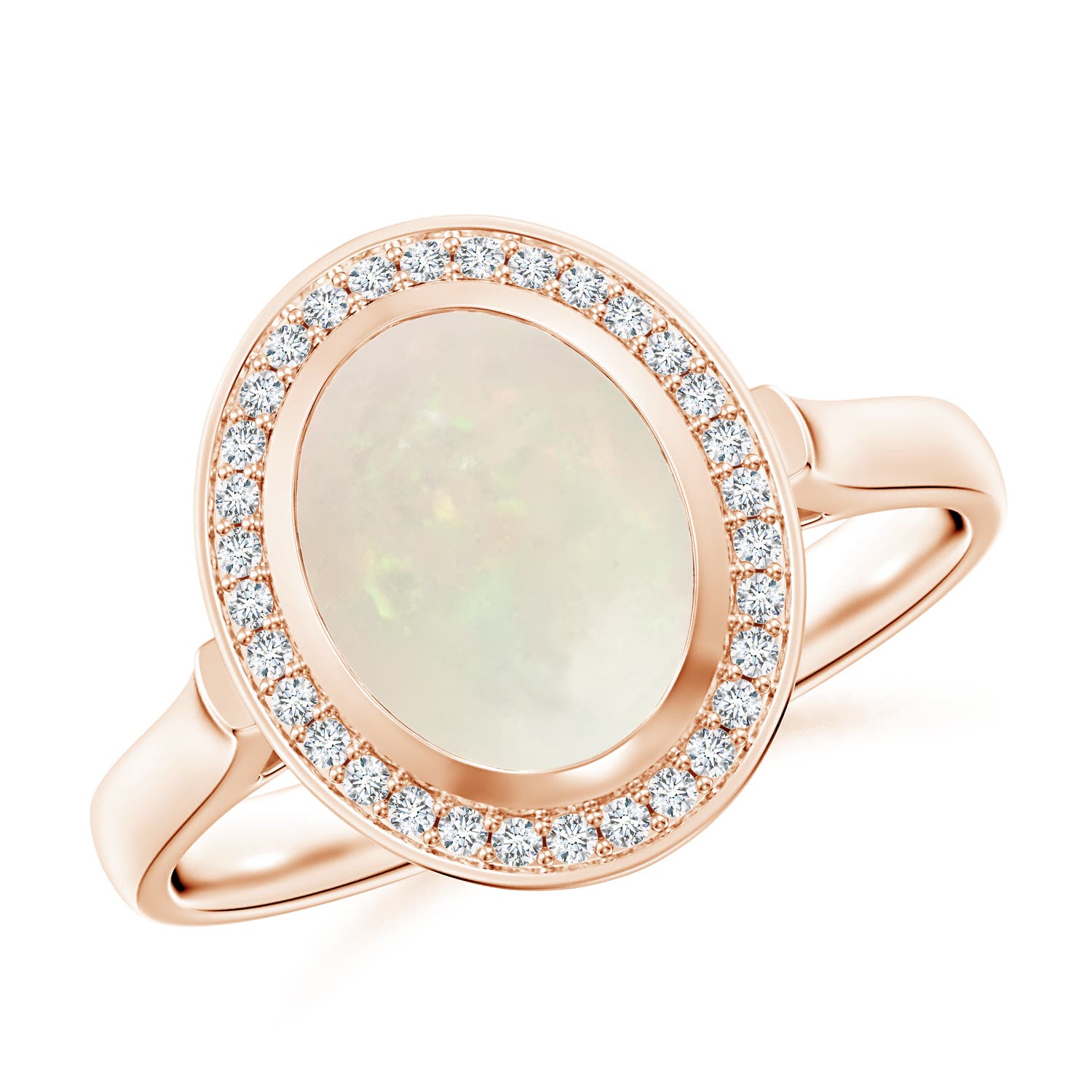 A - Opal / 1.2 CT / 14 KT Rose Gold