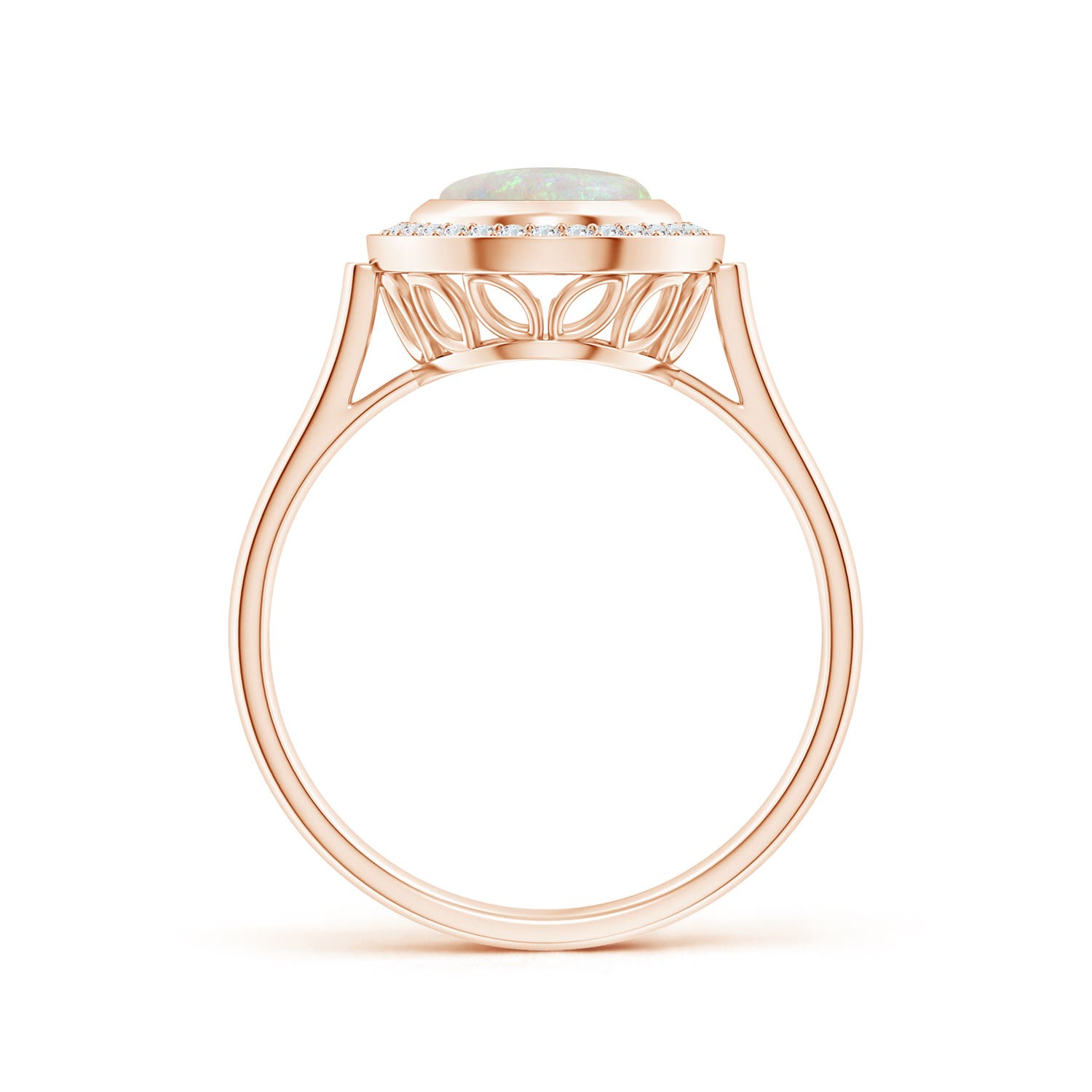 AA - Opal / 1.2 CT / 14 KT Rose Gold