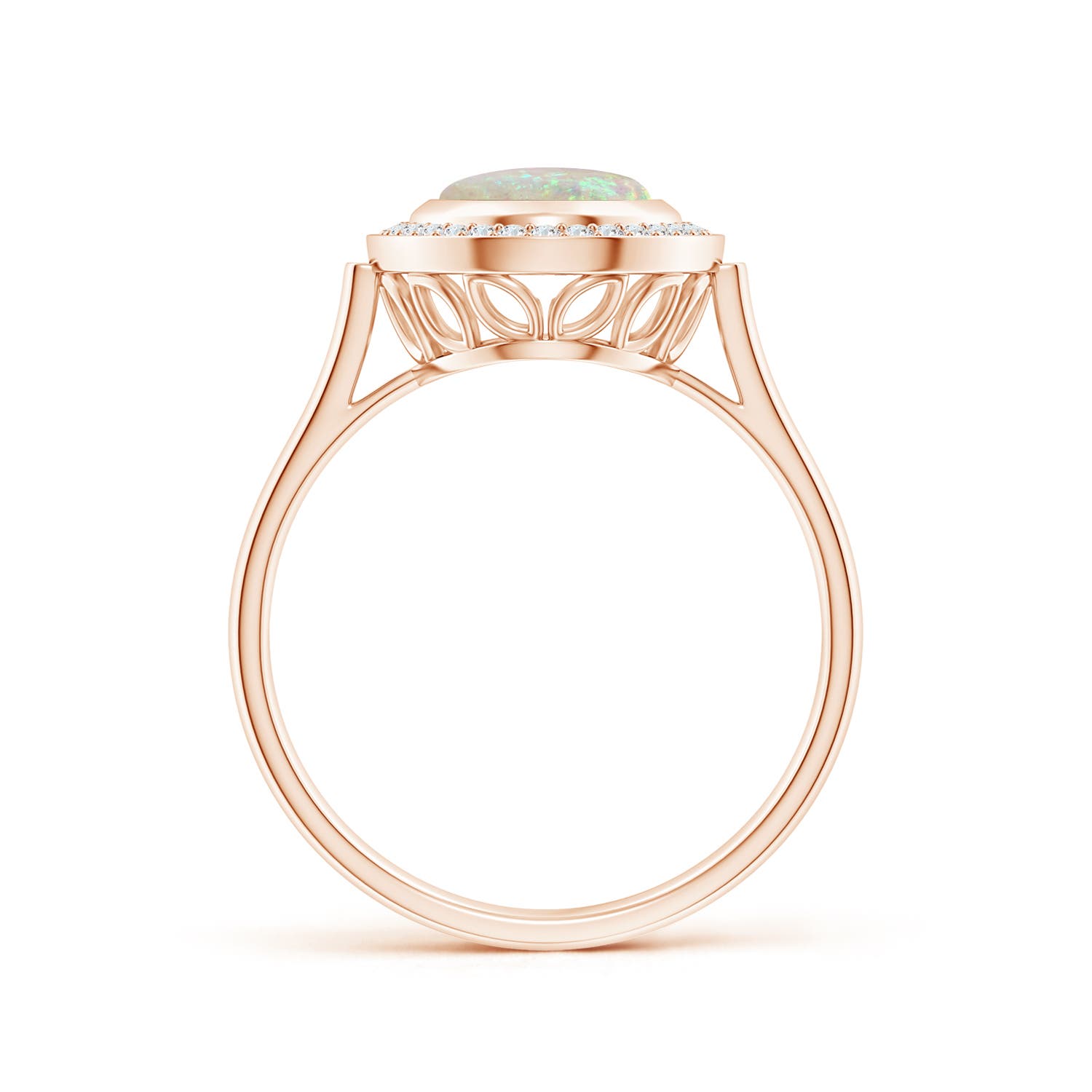 AAA - Opal / 1.2 CT / 14 KT Rose Gold